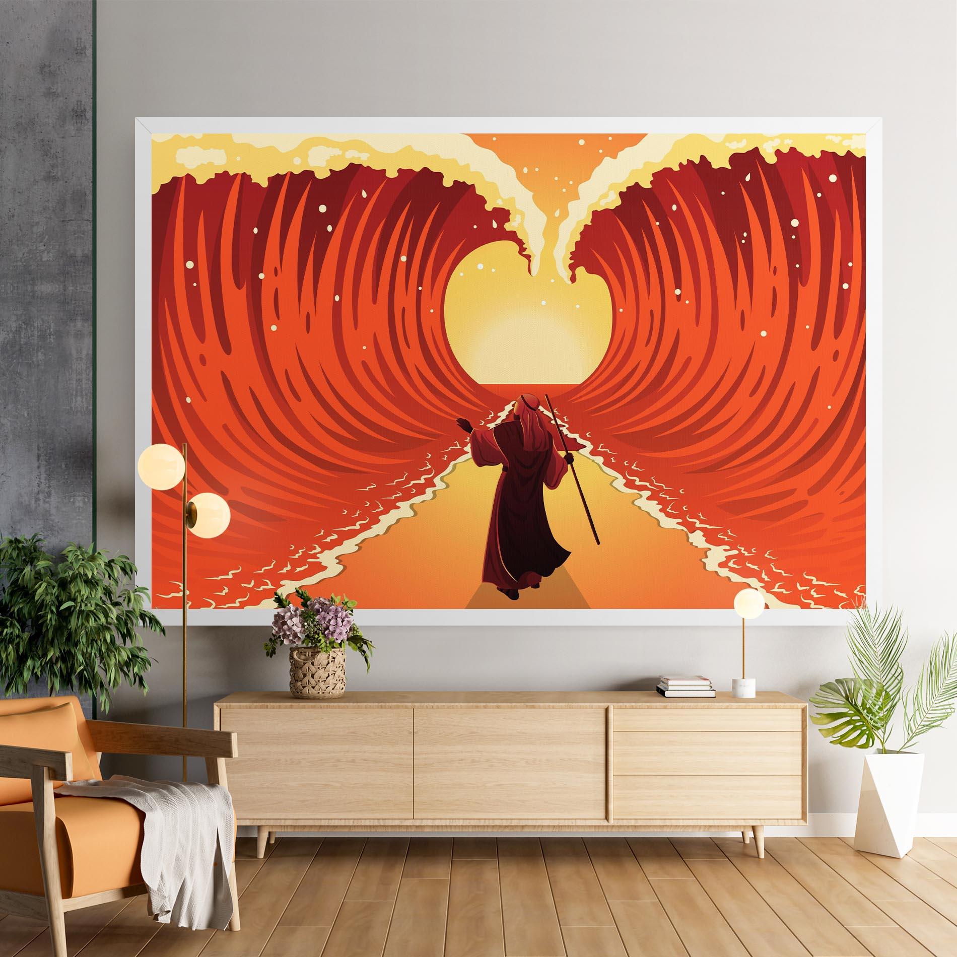 Картина на платно Moses mockup 9