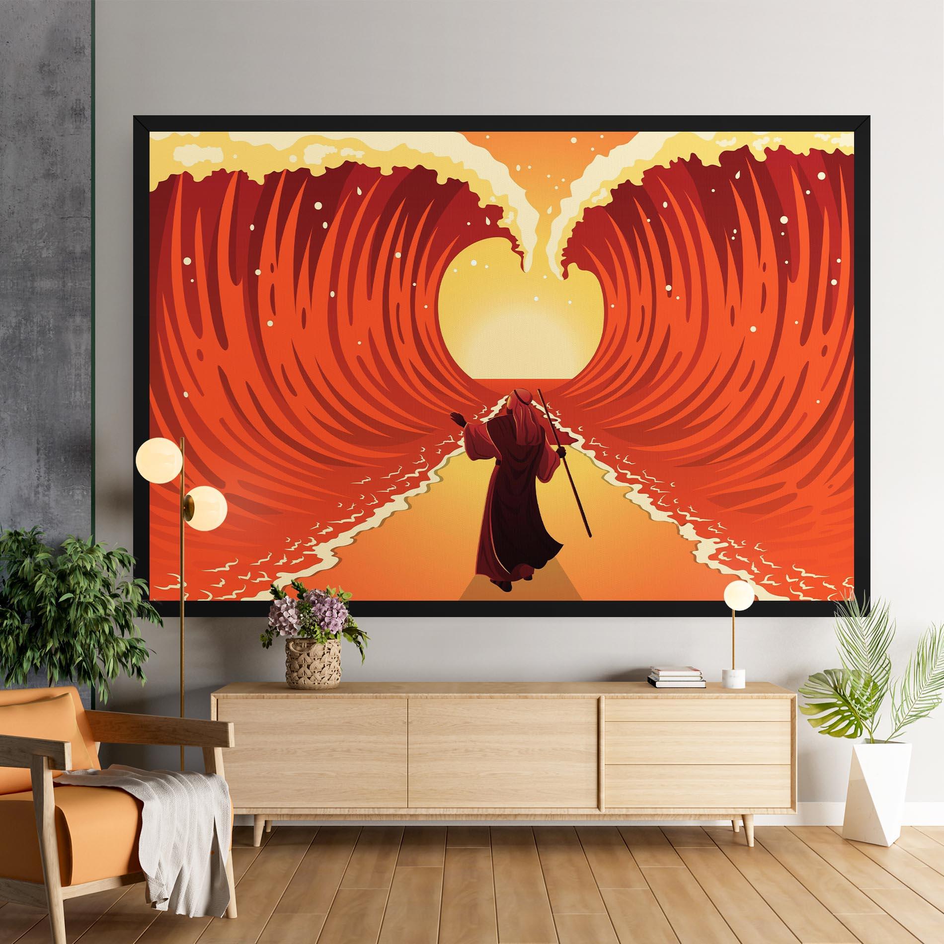 Картина на платно Moses mockup 9