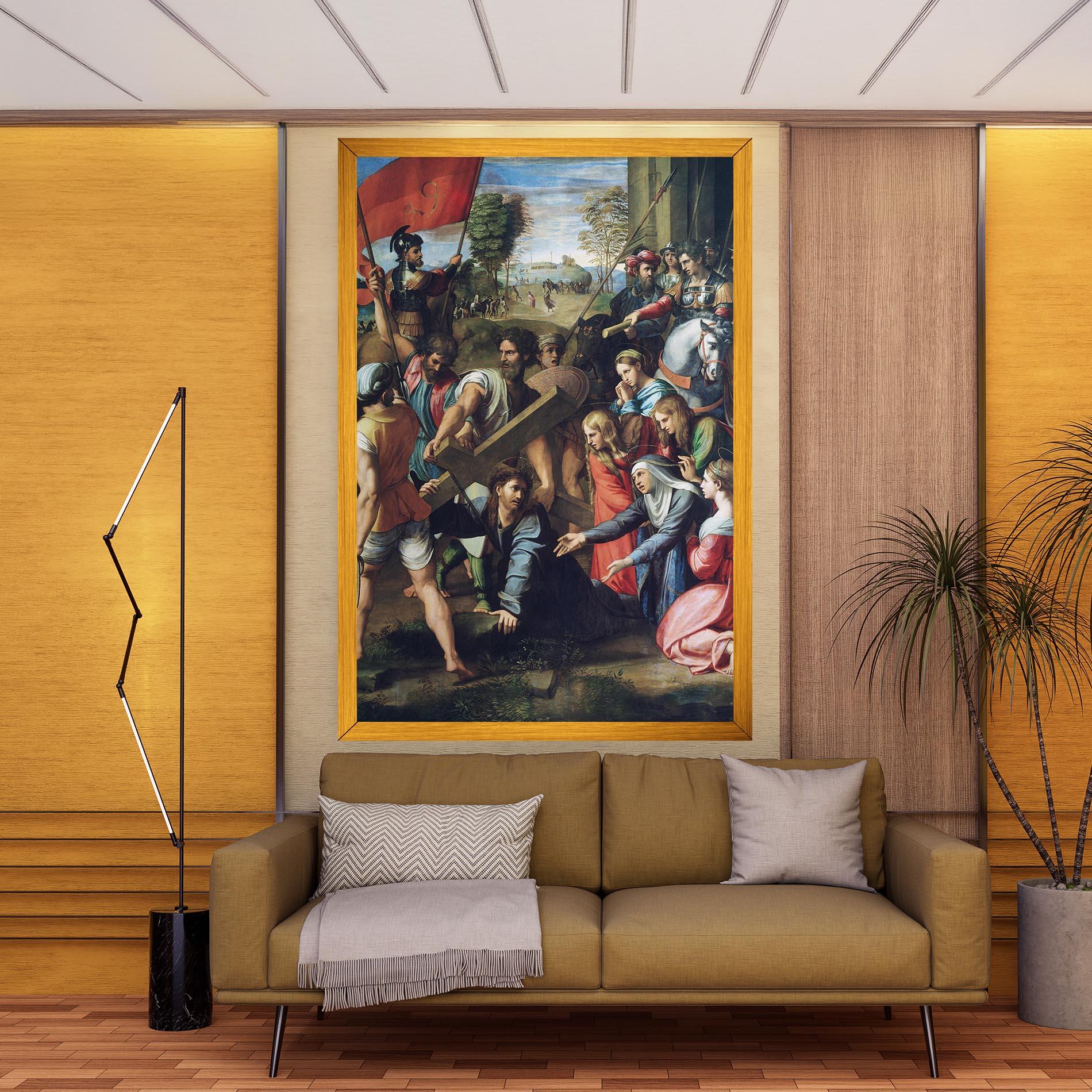 Картина на платно Taking The Cross mockup 9