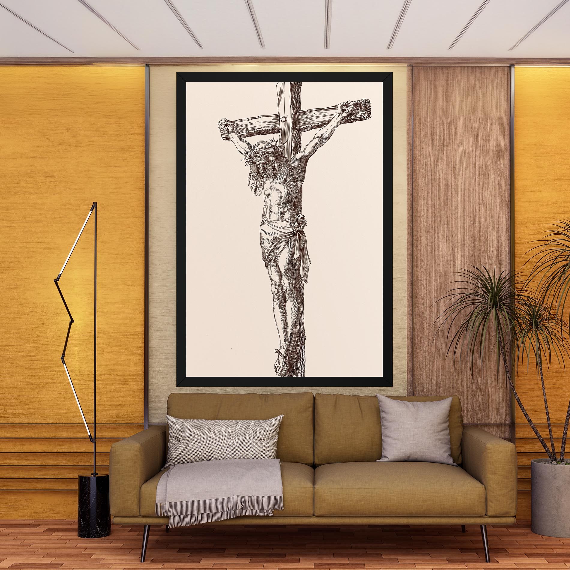 Brown Cross Jesus mockup 9