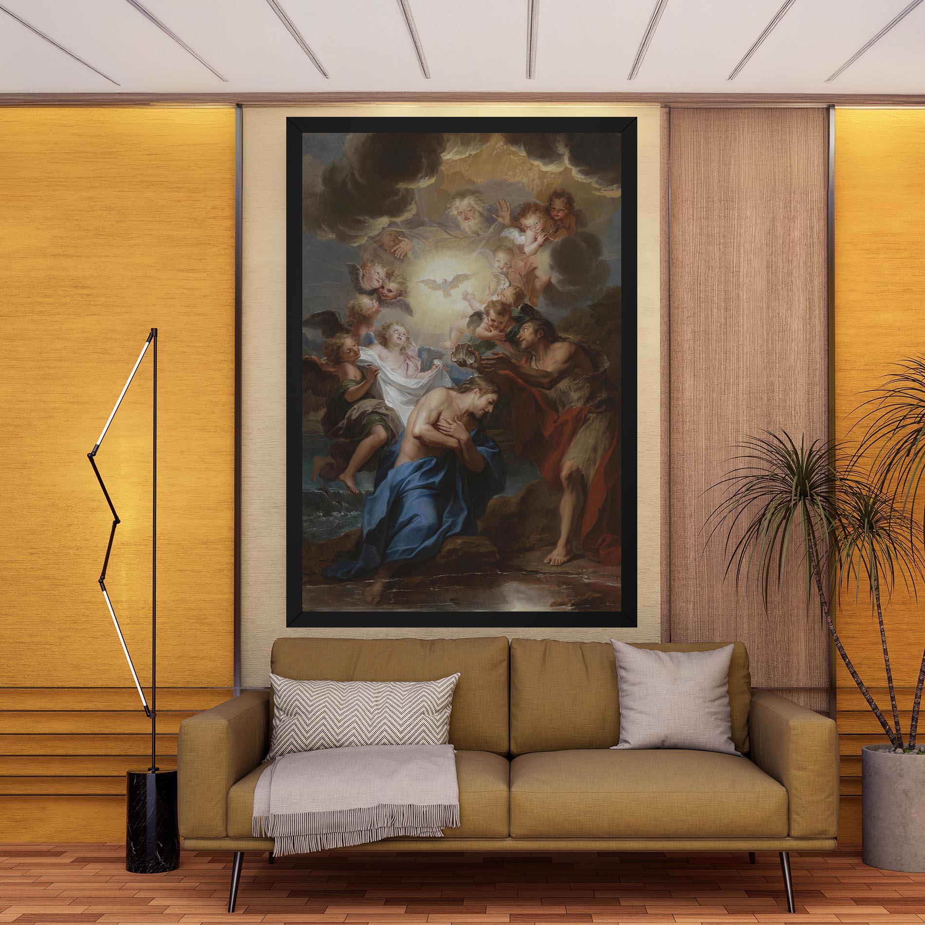 Картина на платно Divine Yellow Light mockup 9