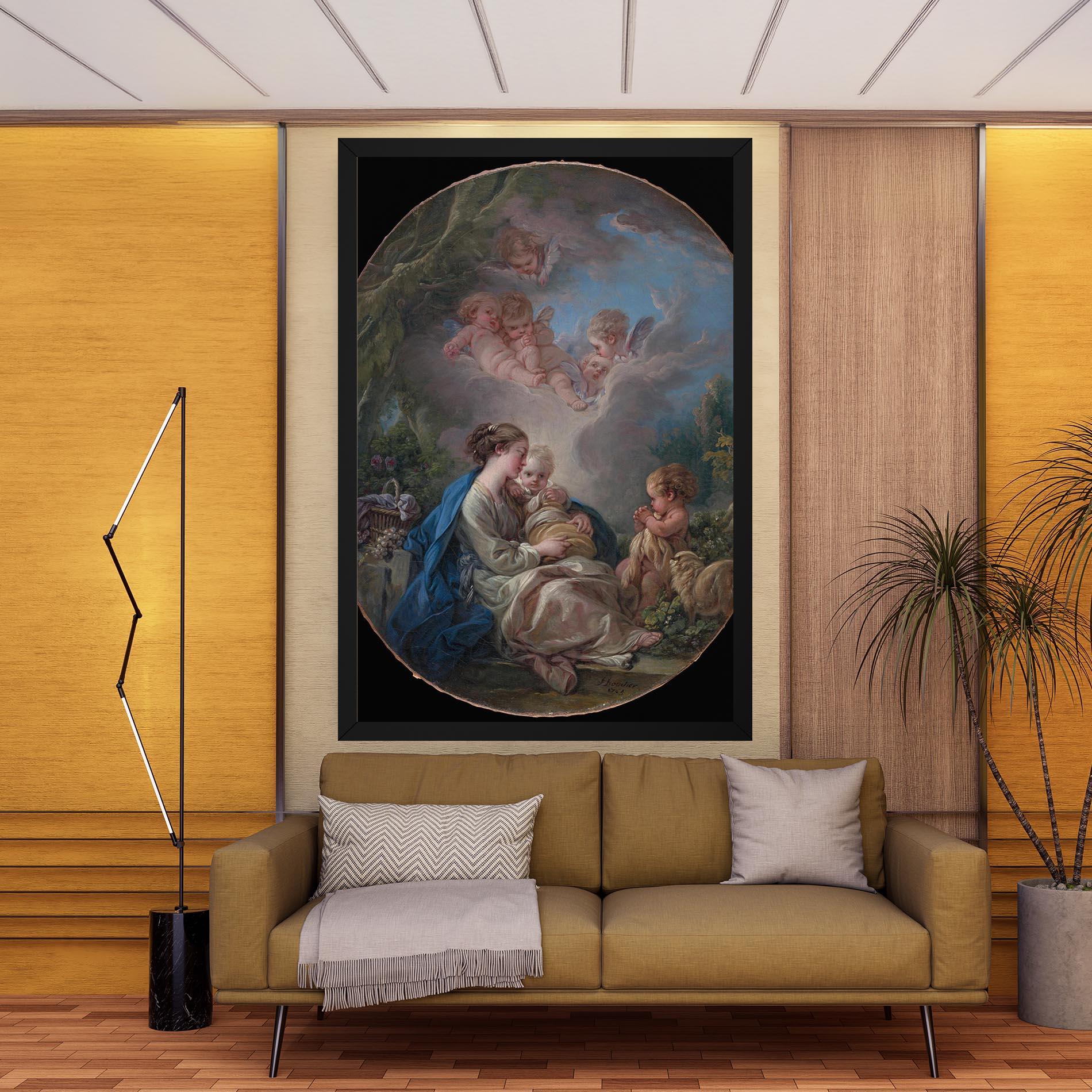 Картина на платно Religious Circle mockup 9