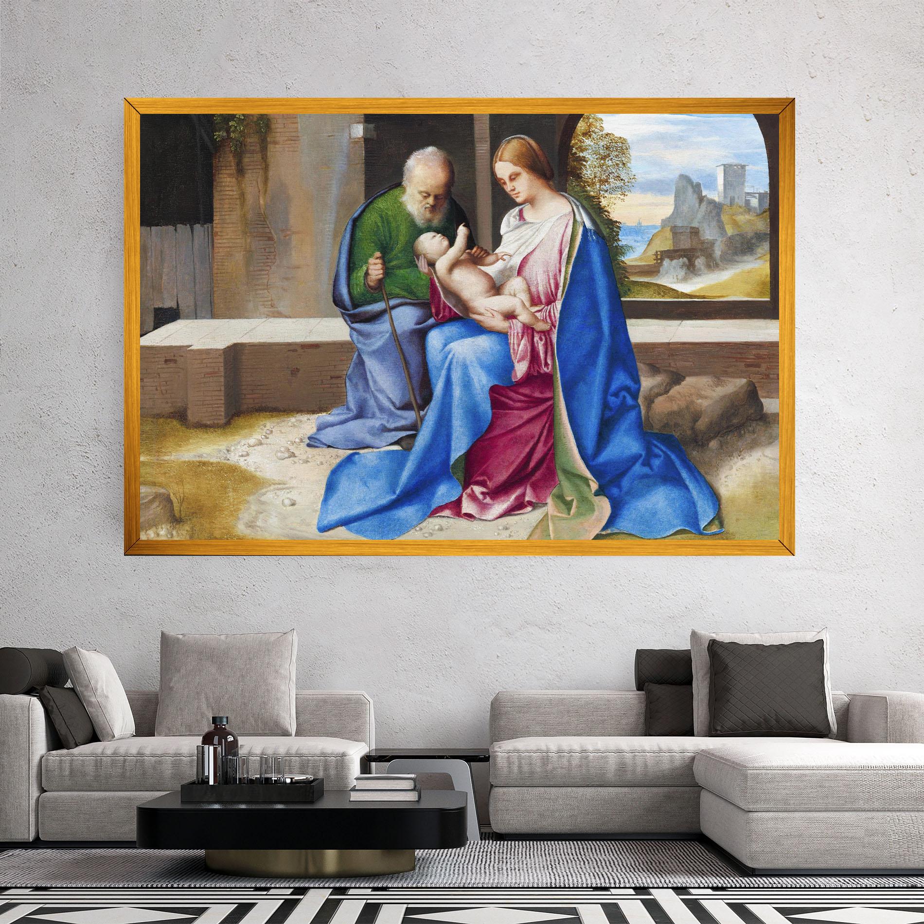 Картина на платно Little Baby Art mockup 2