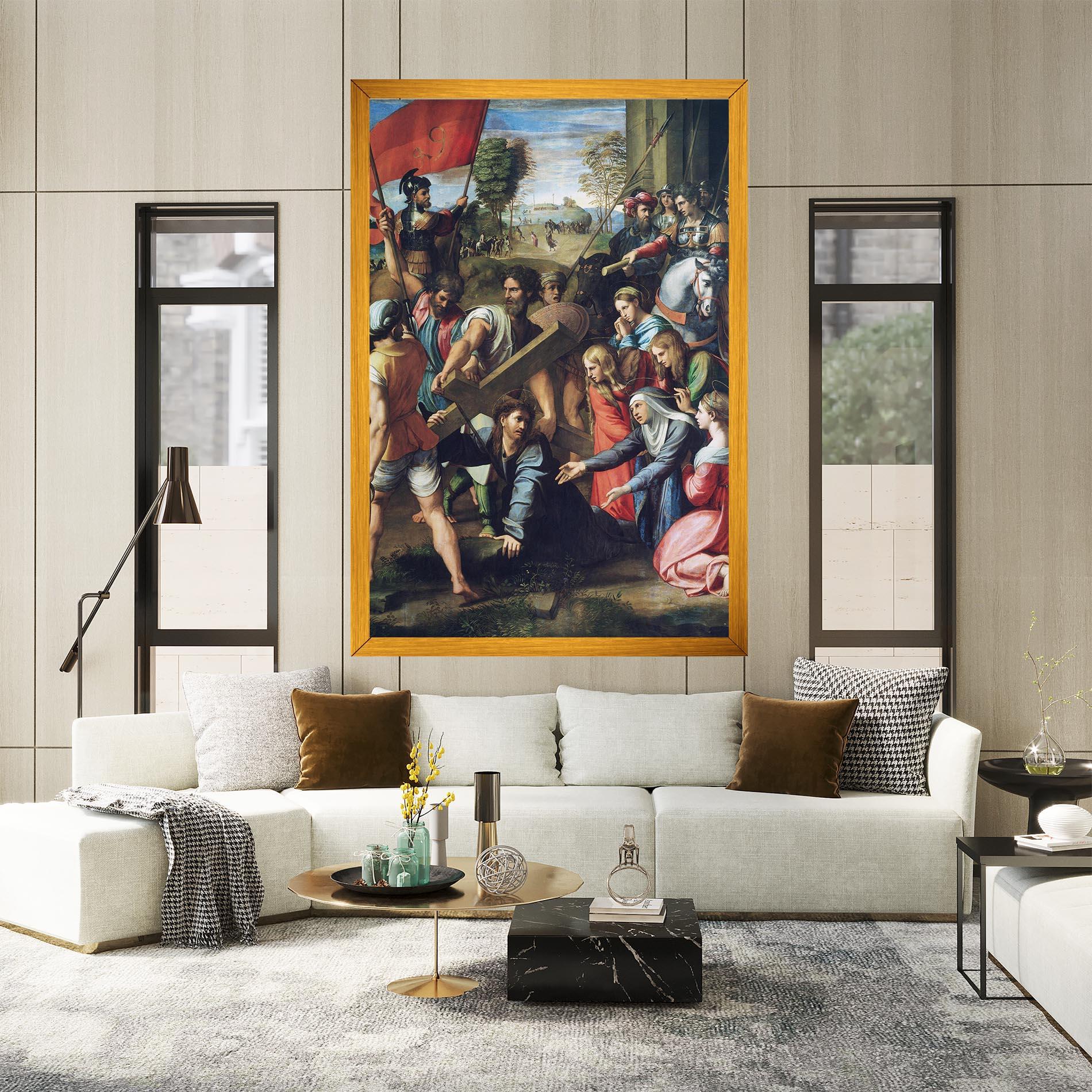 Картина на платно Taking The Cross mockup 2