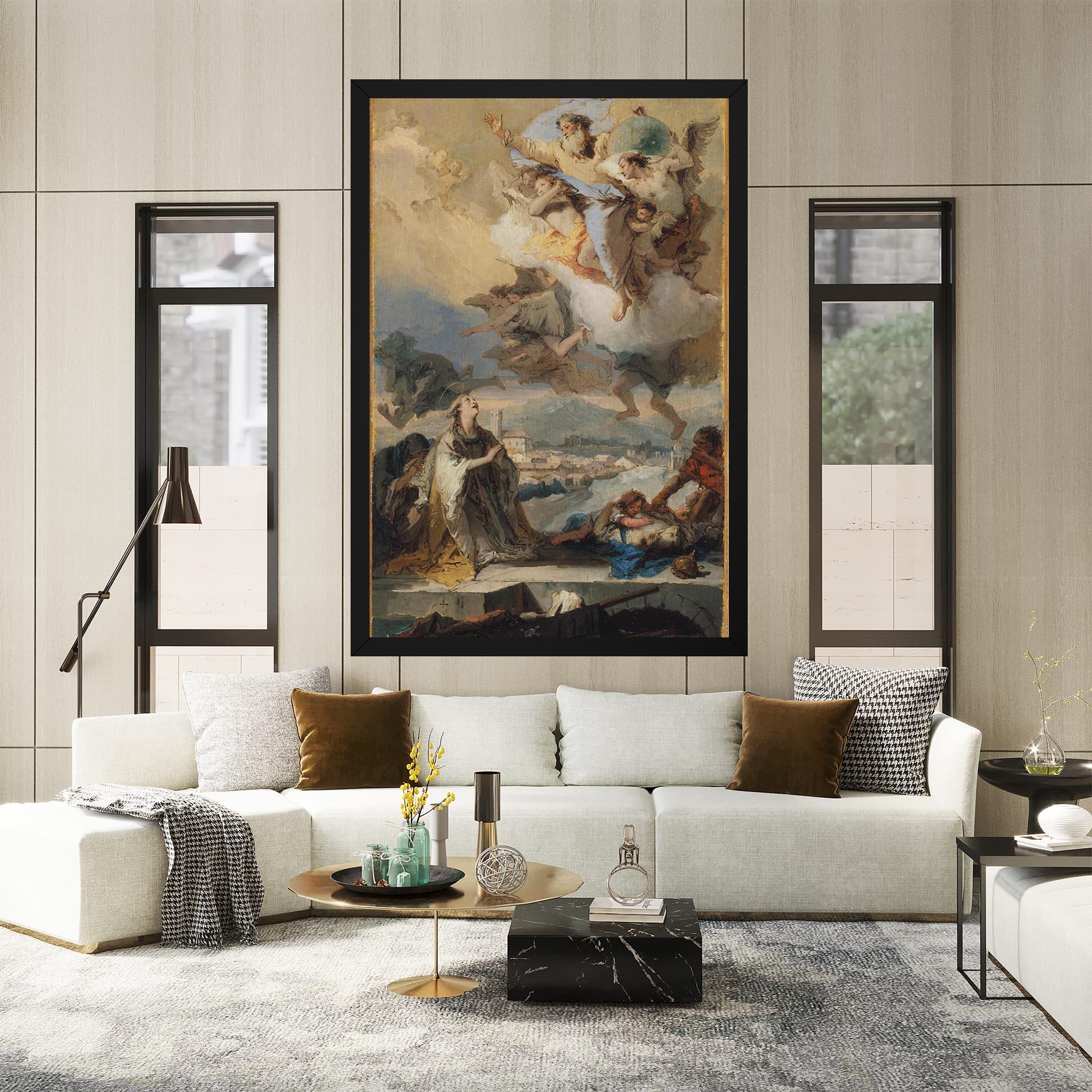 Картина на платно Sky Angel Art mockup 2