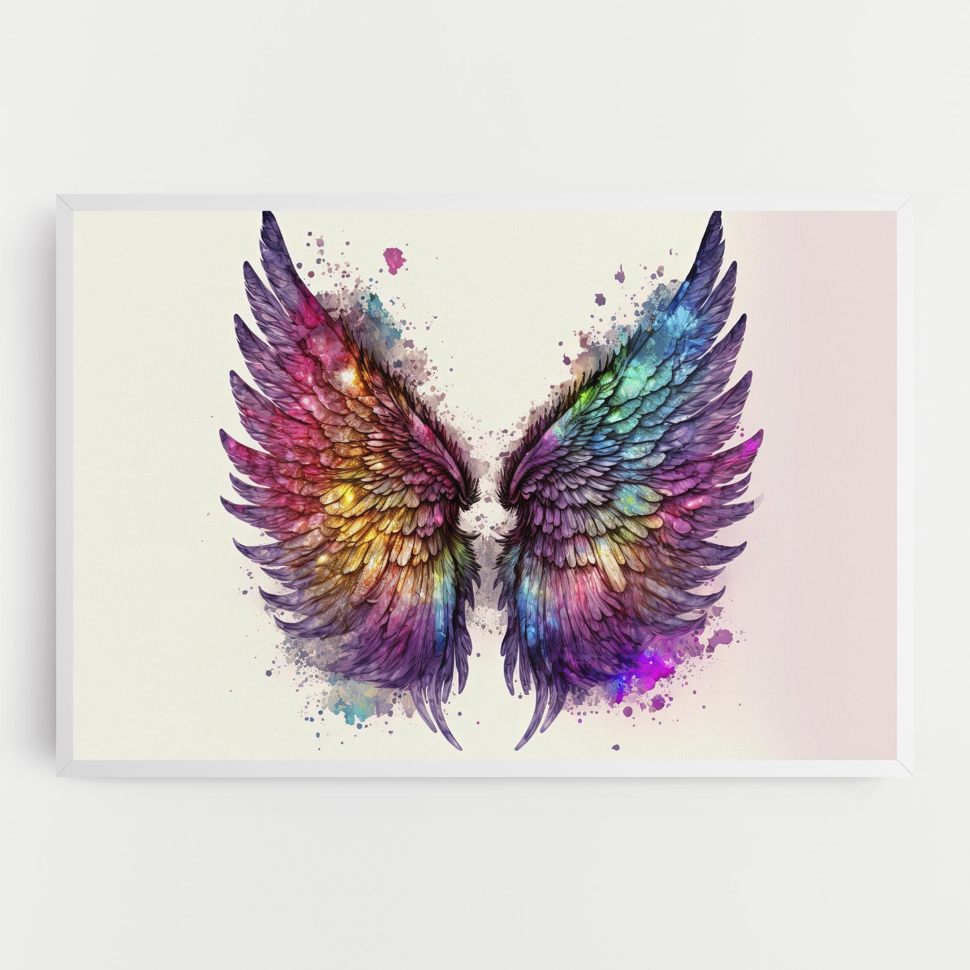 Картина на платно Magic Watercolor Wings mockup 0