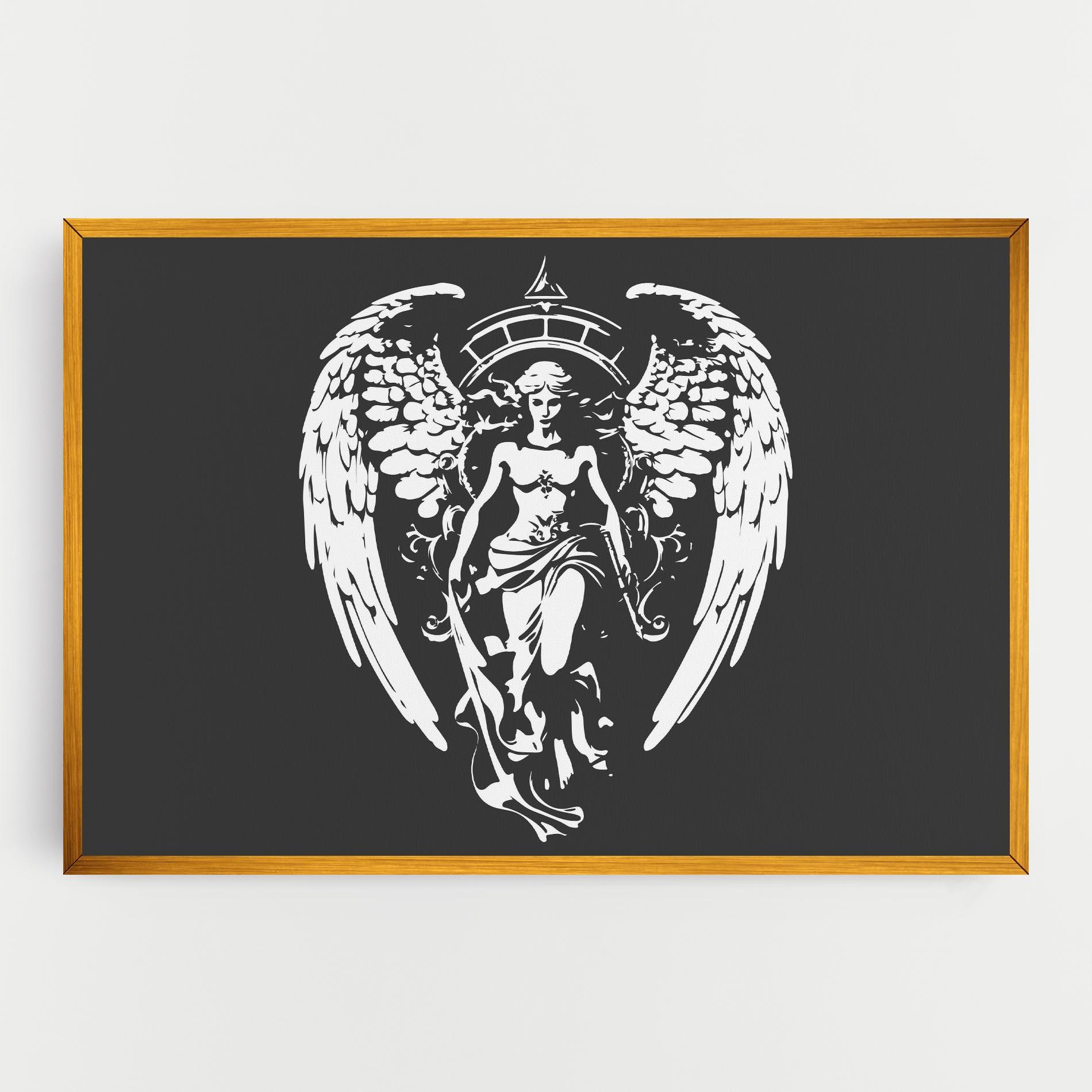 Картина на платно Angel Of Jewels mockup 0