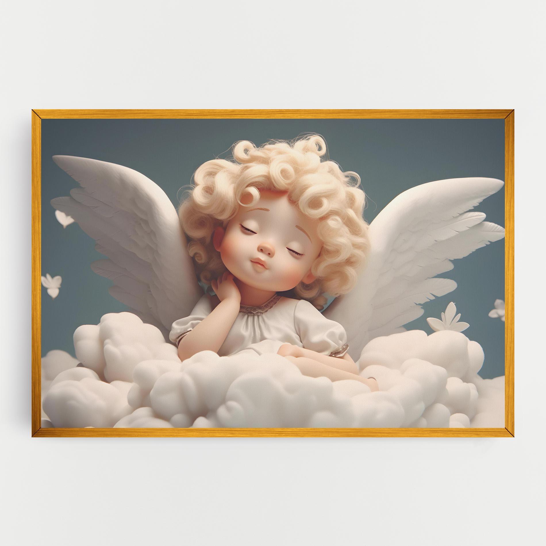 Картина на платно Statue Baby Angel mockup 0