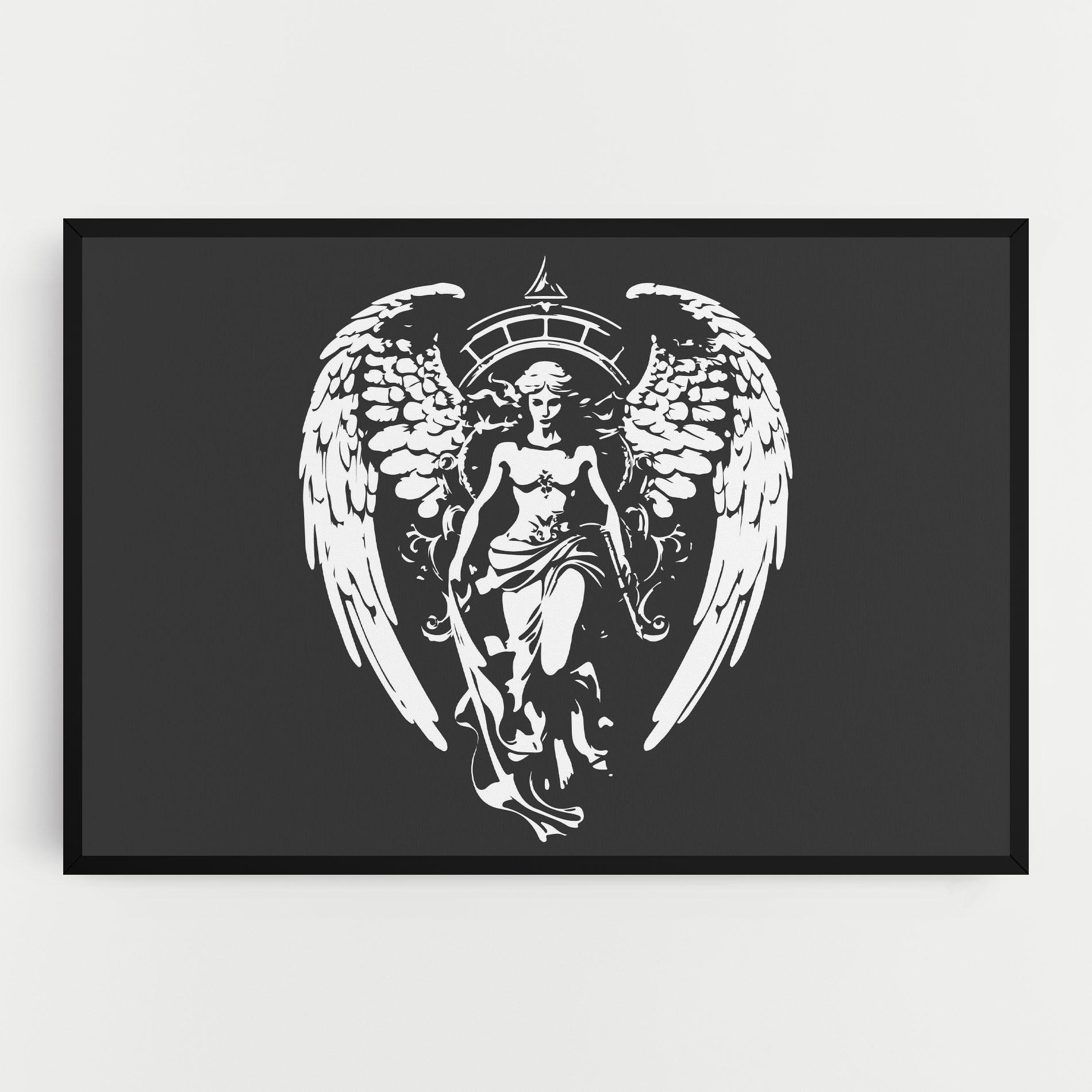 Картина на платно Angel Of Jewels mockup 0