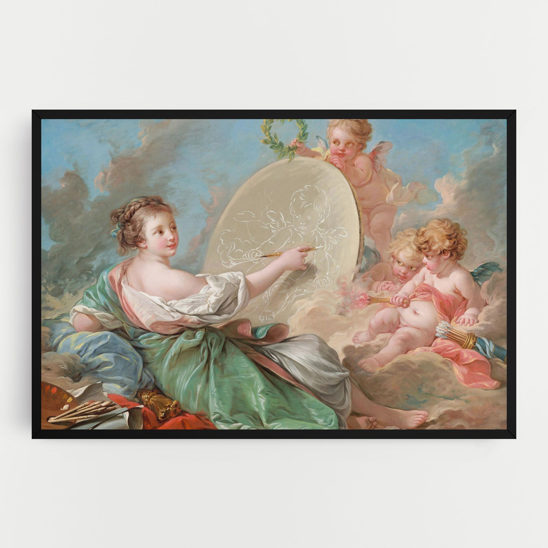 Painting Cute Angels mockup 0