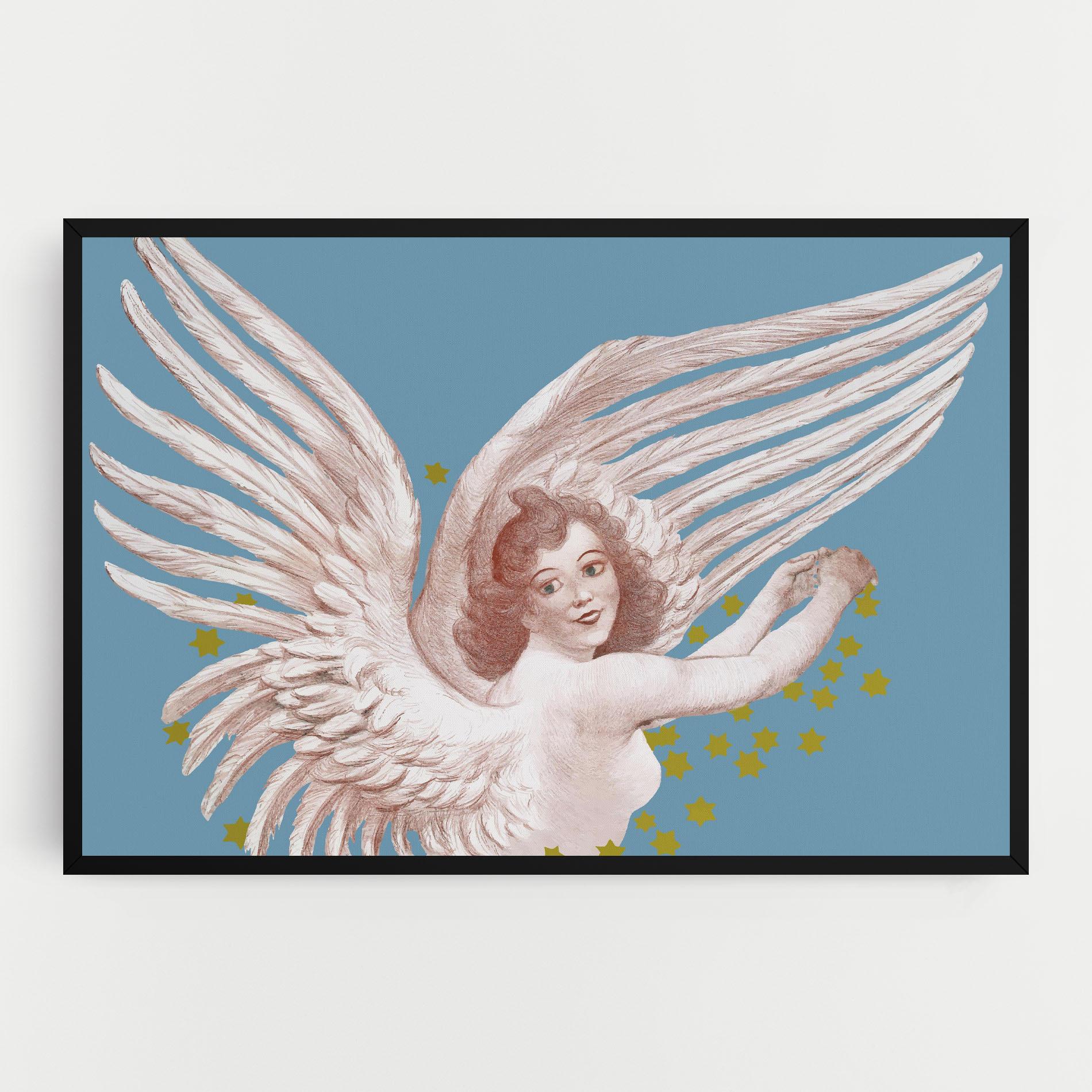 Картина на платно Stars Angel mockup 0
