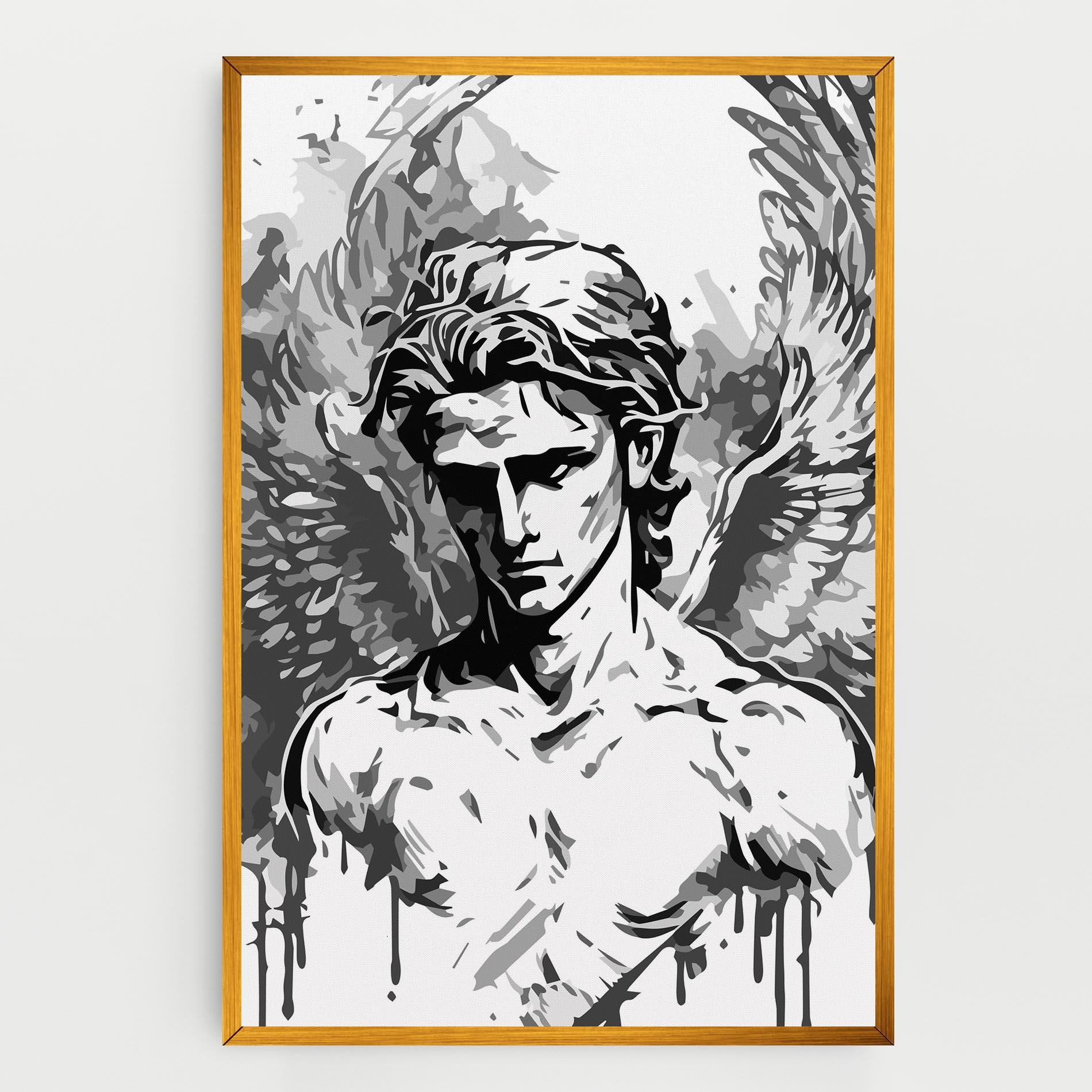 Картина на платно Beautiful Angel mockup 0