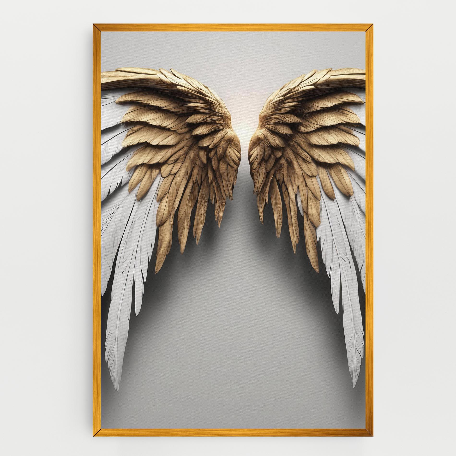 Картина на платно Realistic Angel Wings mockup 0