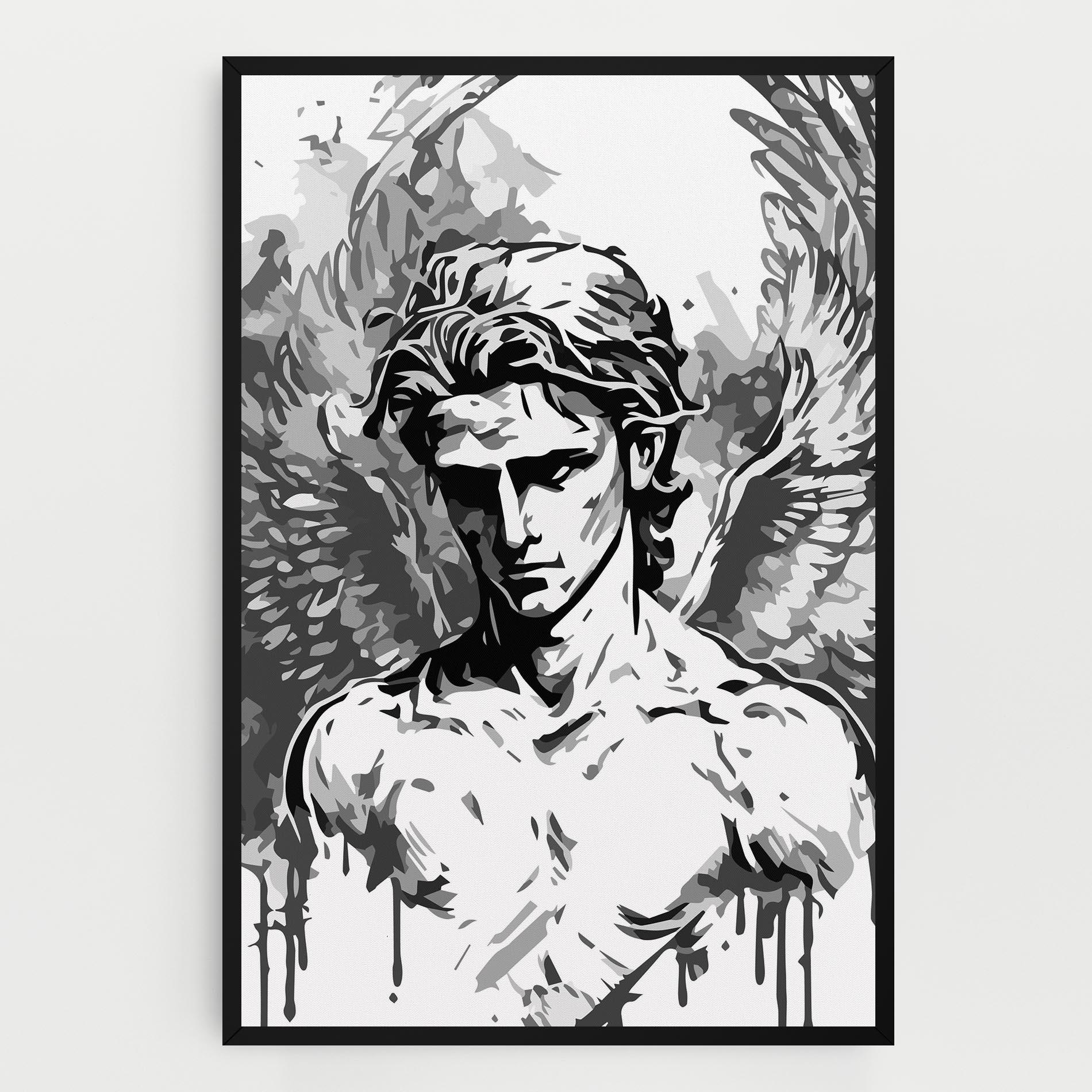 Картина на платно Beautiful Angel mockup 0