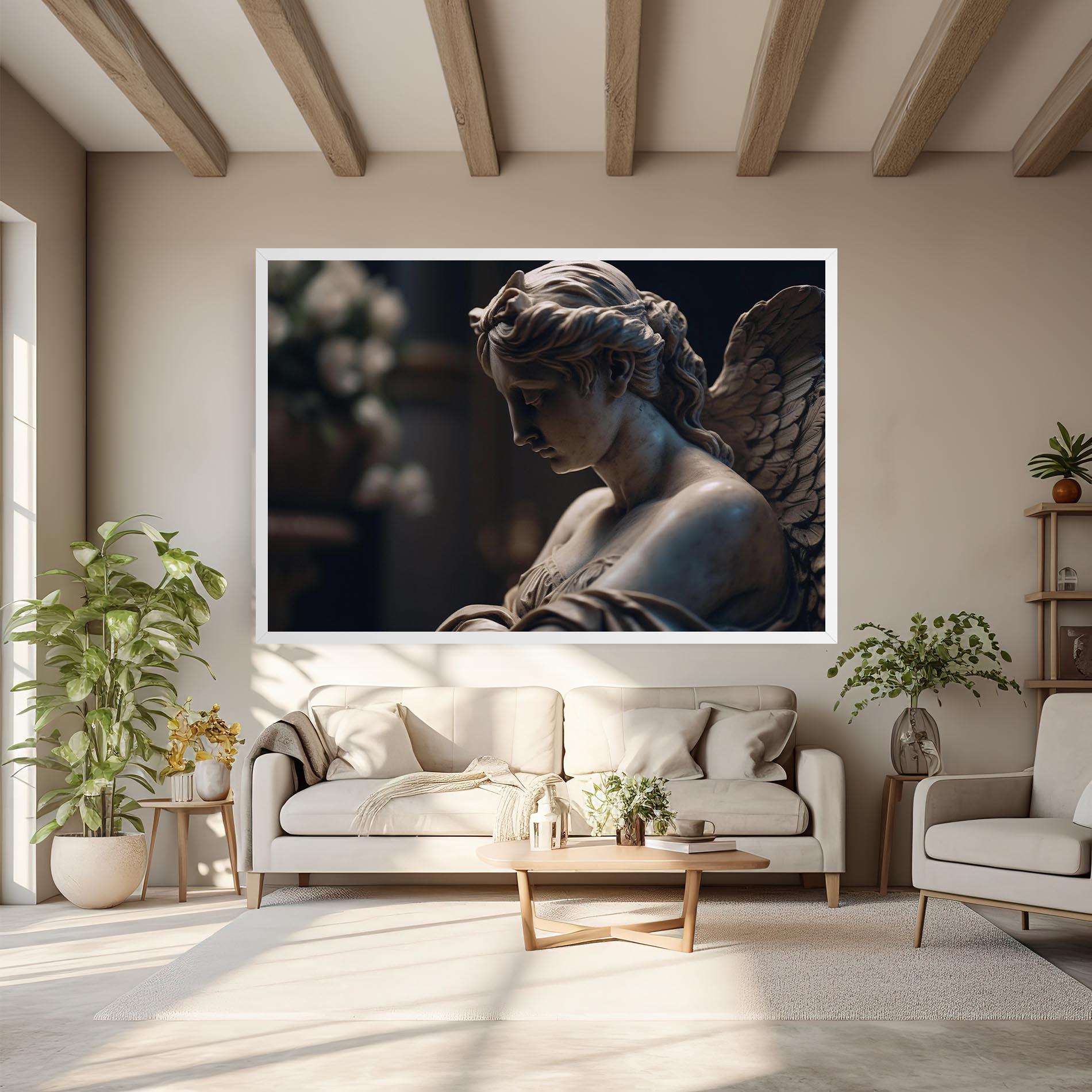Картина на платно Praying Woman mockup 6