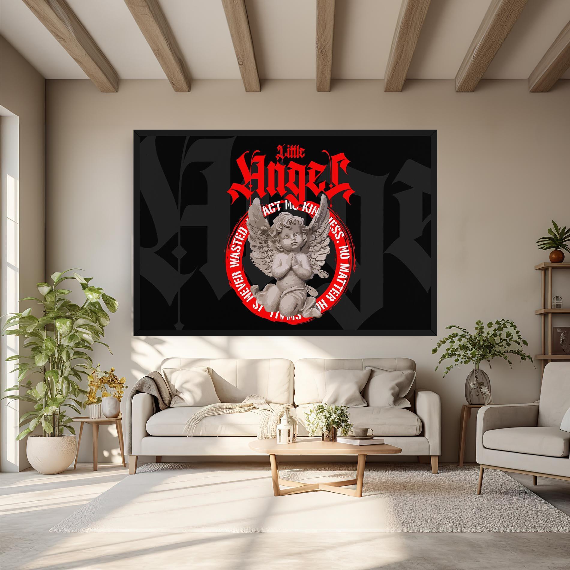 Картина на платно Little Angel mockup 6