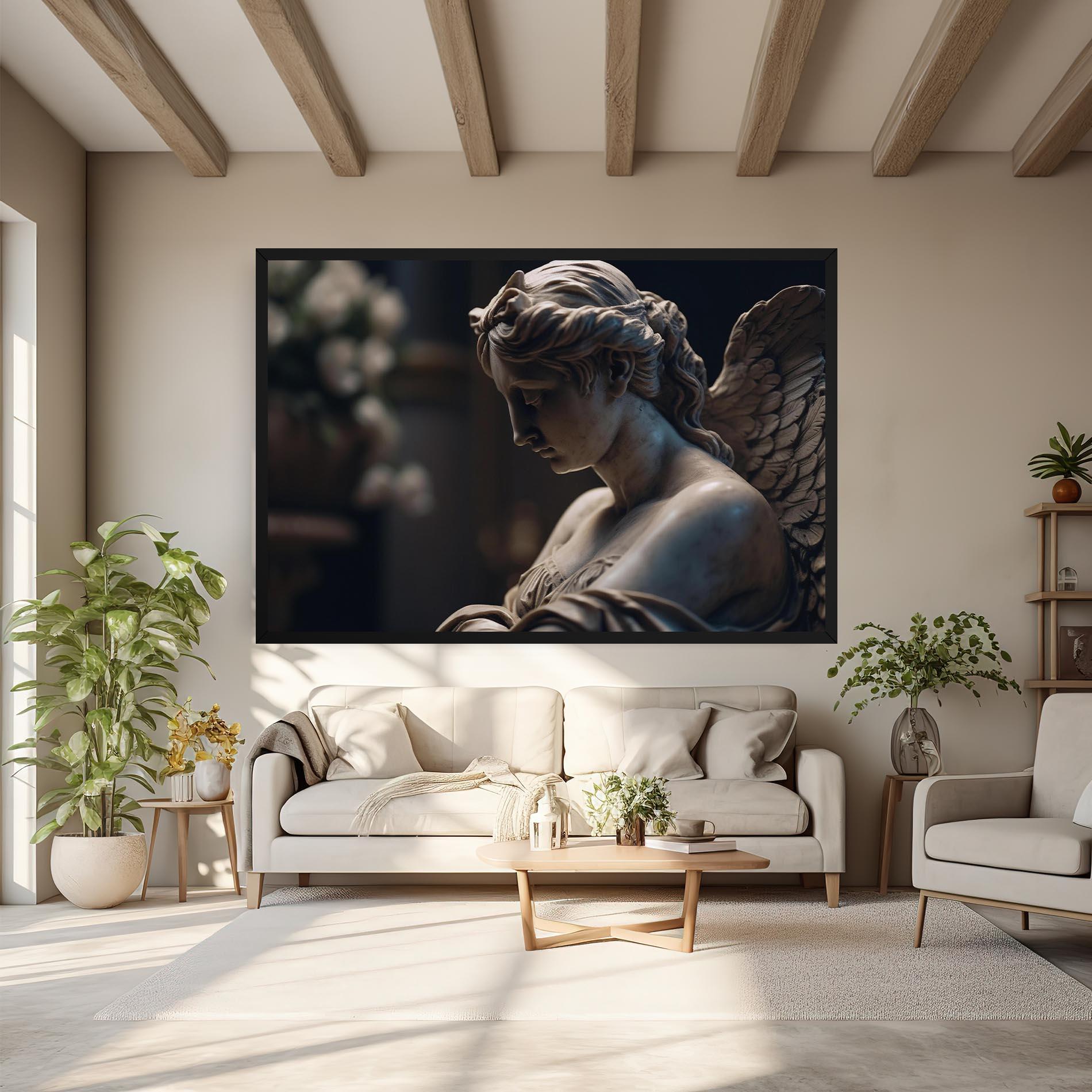 Картина на платно Praying Woman mockup 6