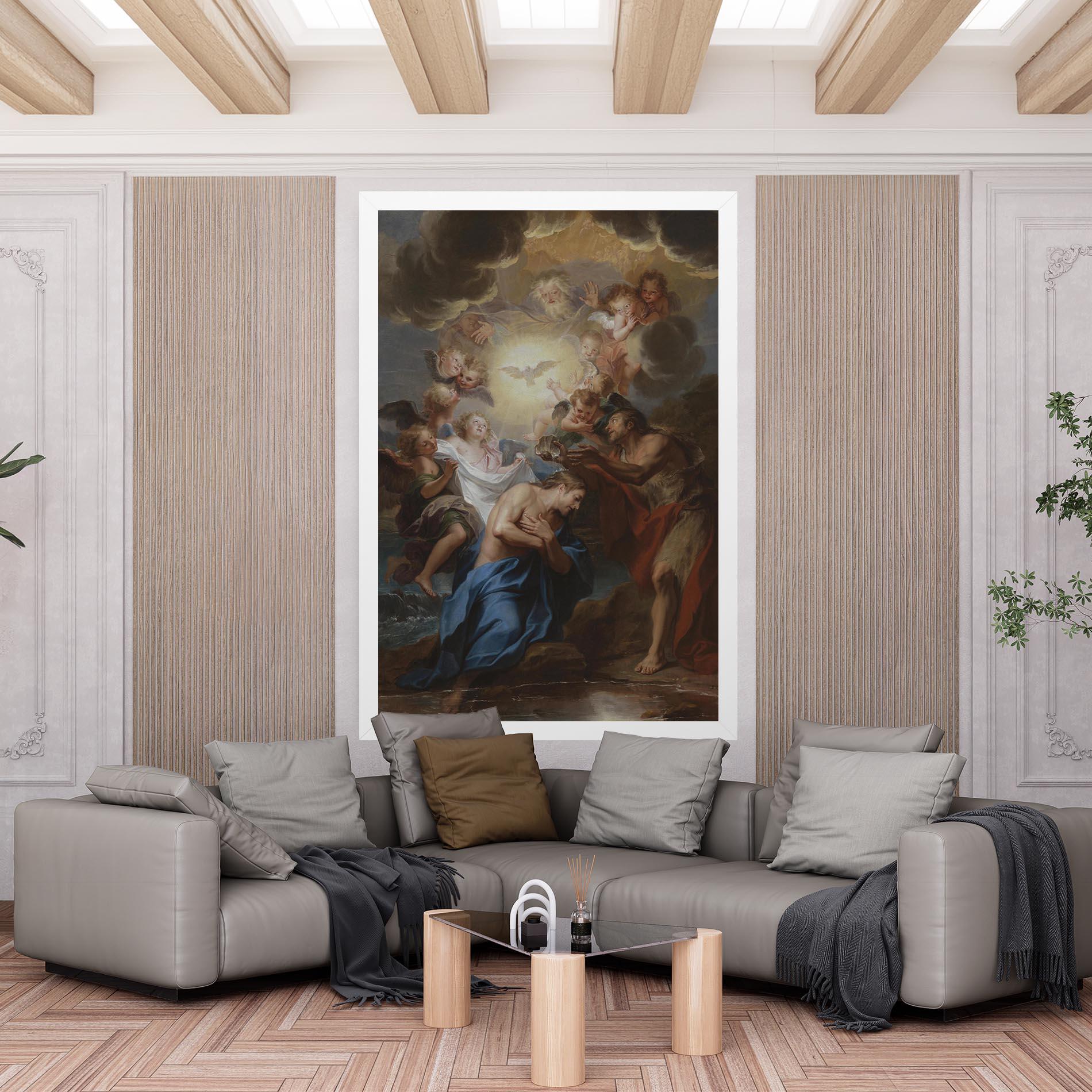 Картина на платно Bird Floating mockup 6