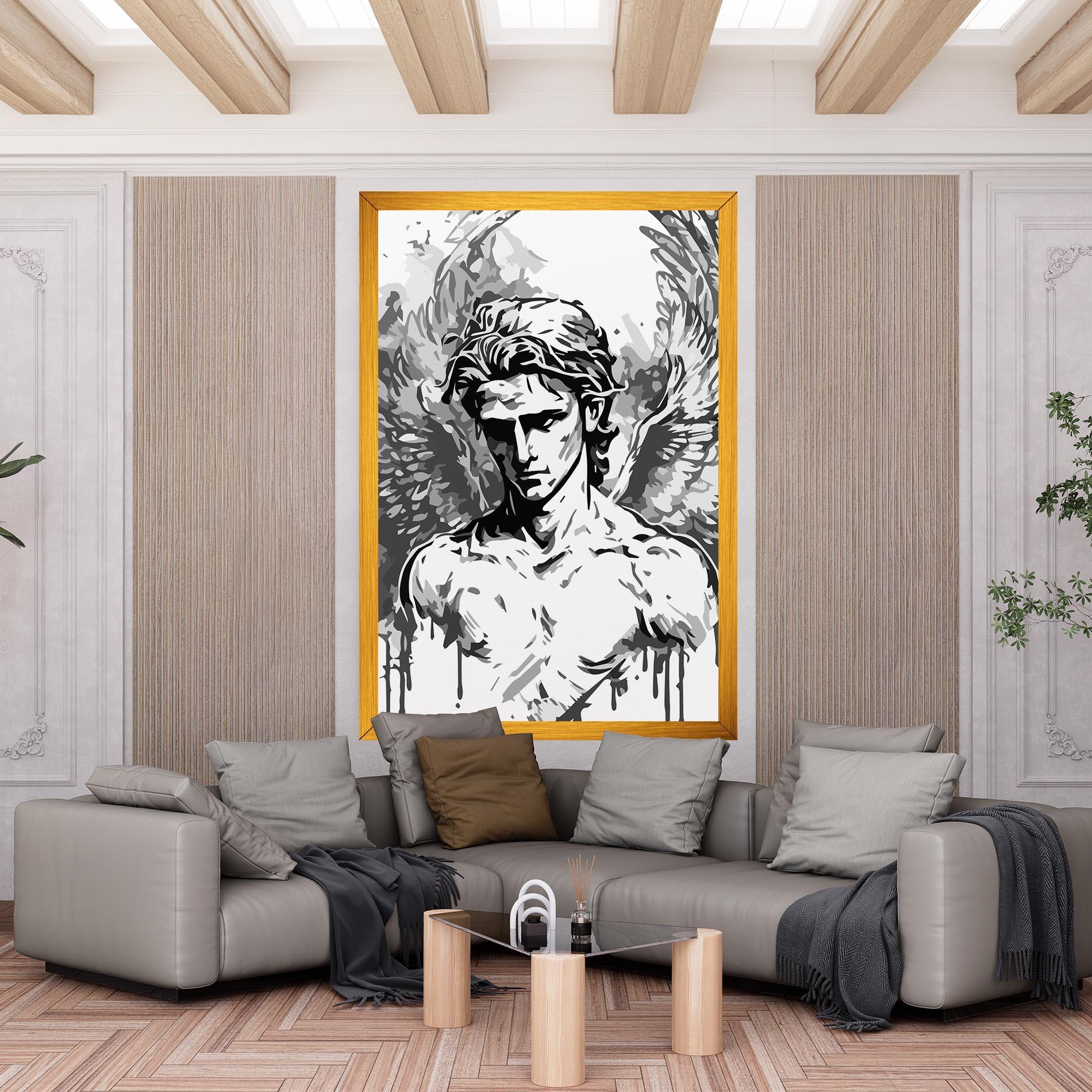 Картина на платно Beautiful Angel mockup 6