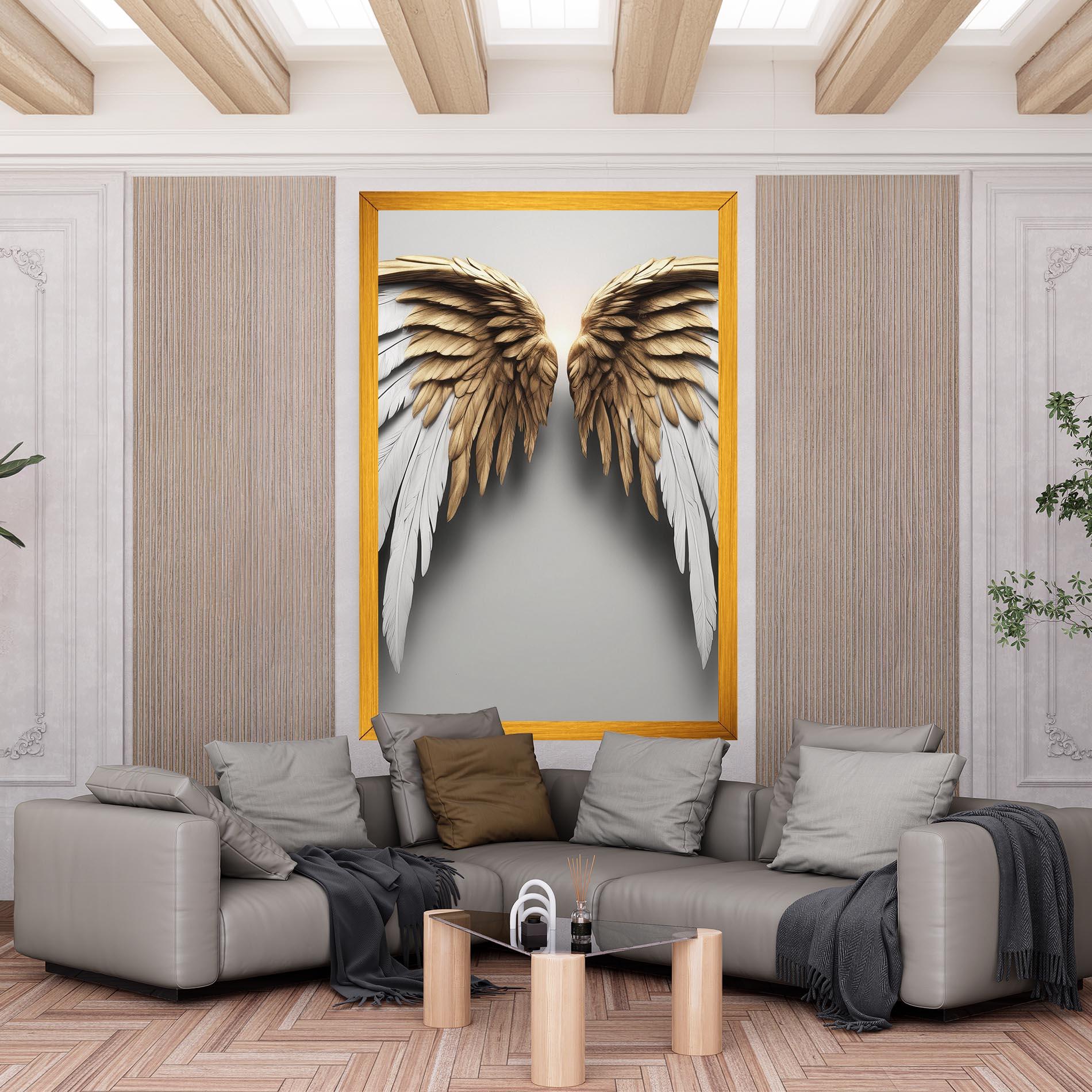 Картина на платно Realistic Angel Wings mockup 6