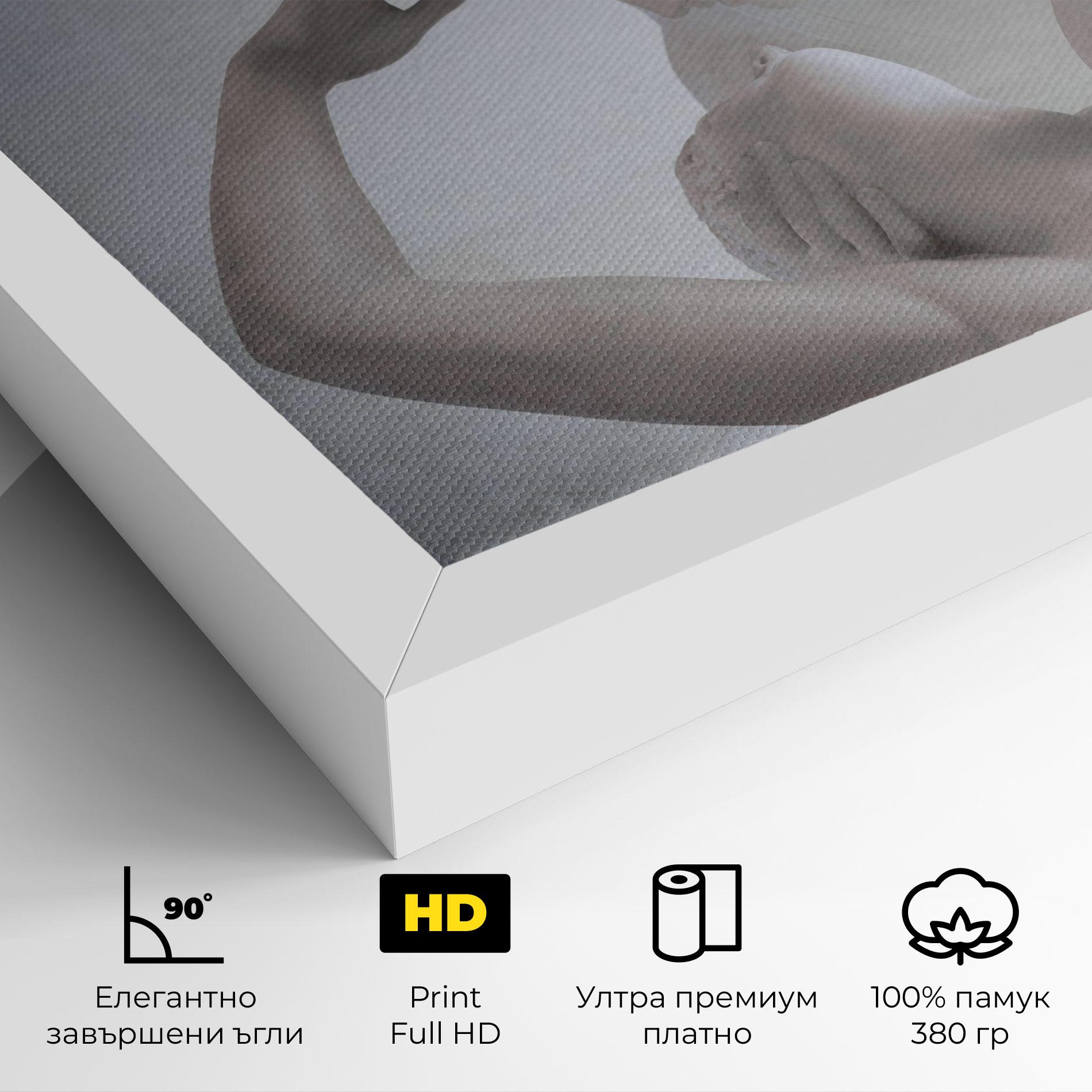 Картина на платно Angel Kiss mockup 4