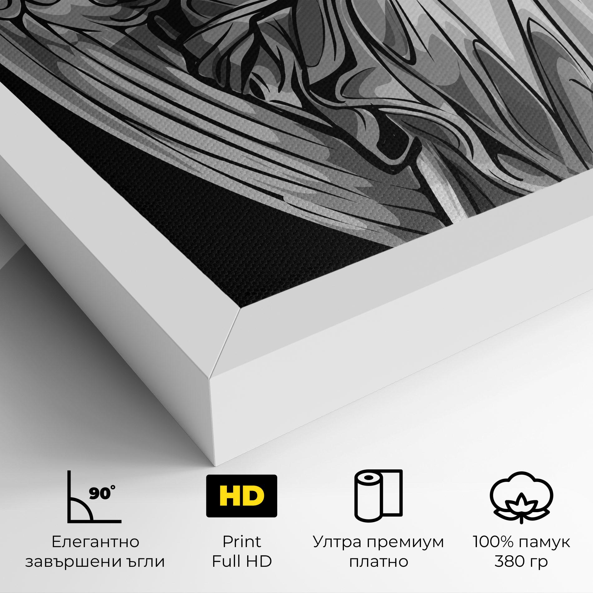 Картина на платно Pray Angel mockup 4