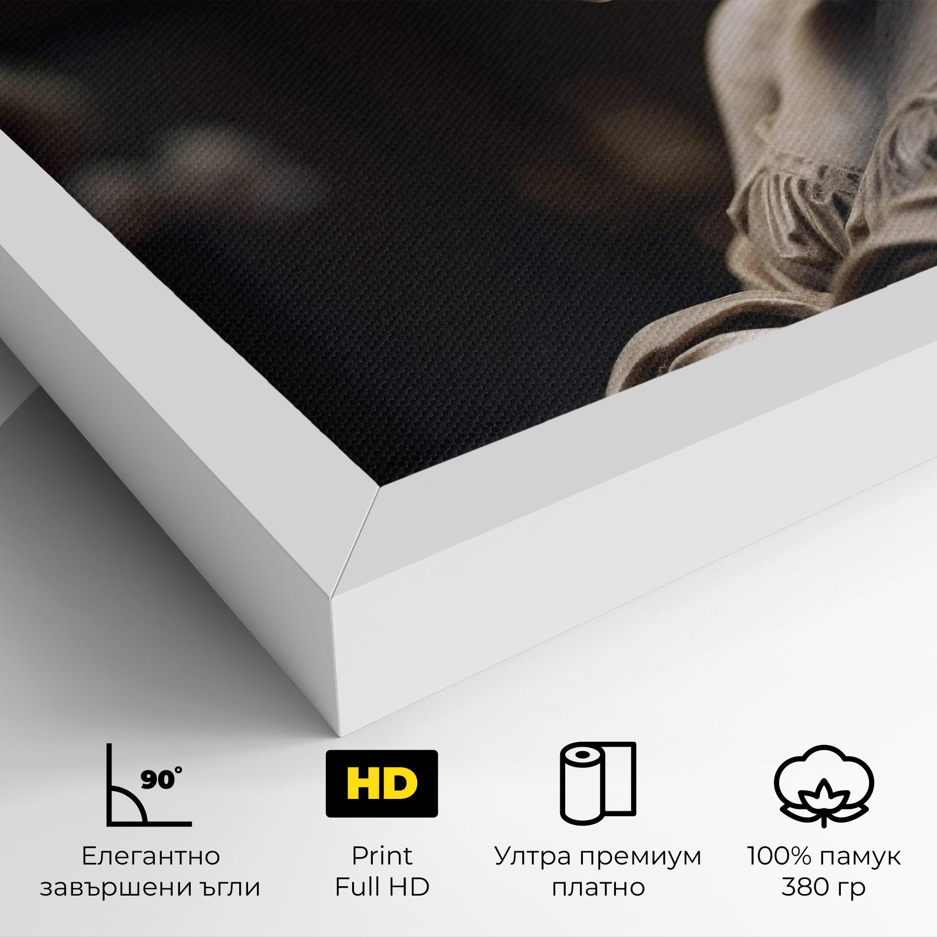 Картина на платно Praying Woman mockup 4