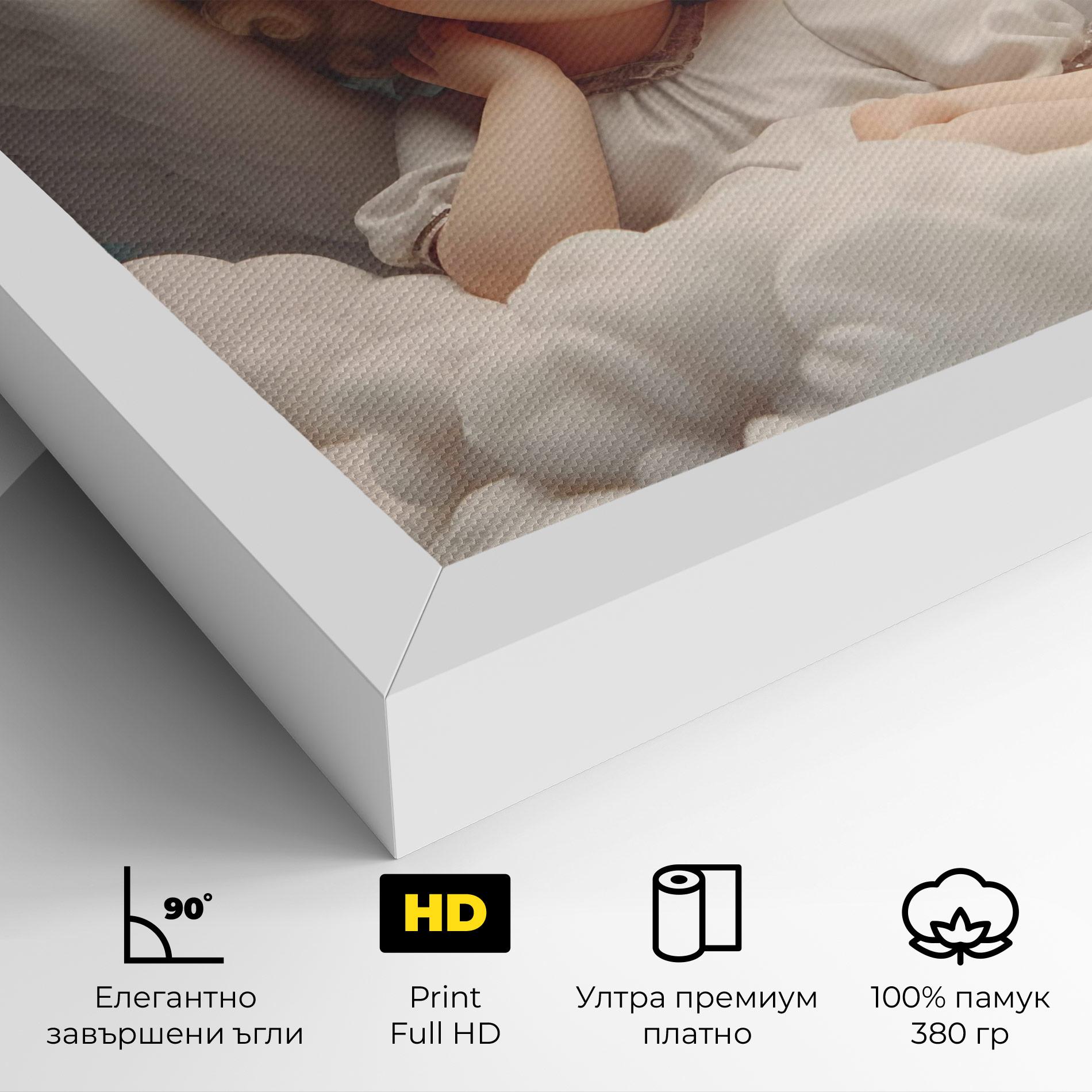 Картина на платно Statue Baby Angel mockup 4