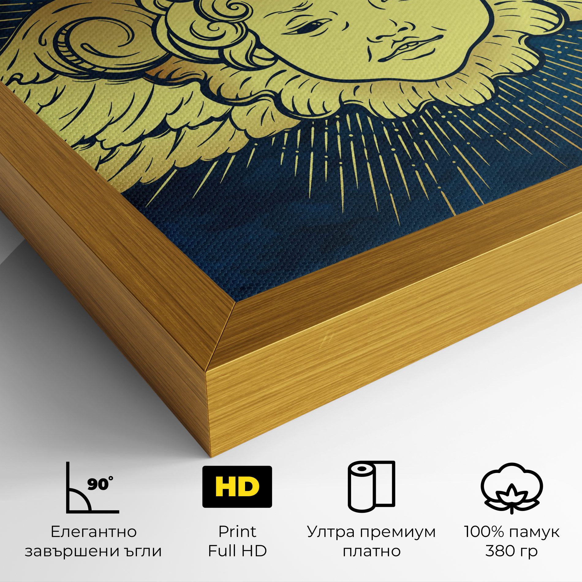 Angel Gold Head mockup 4