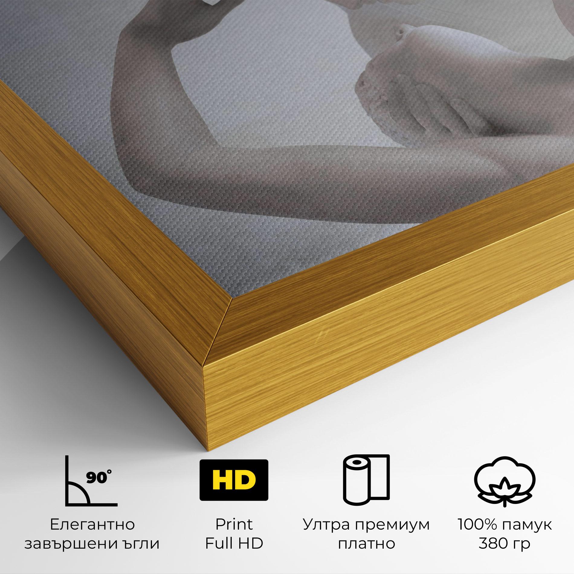 Картина на платно Angel Kiss mockup 4