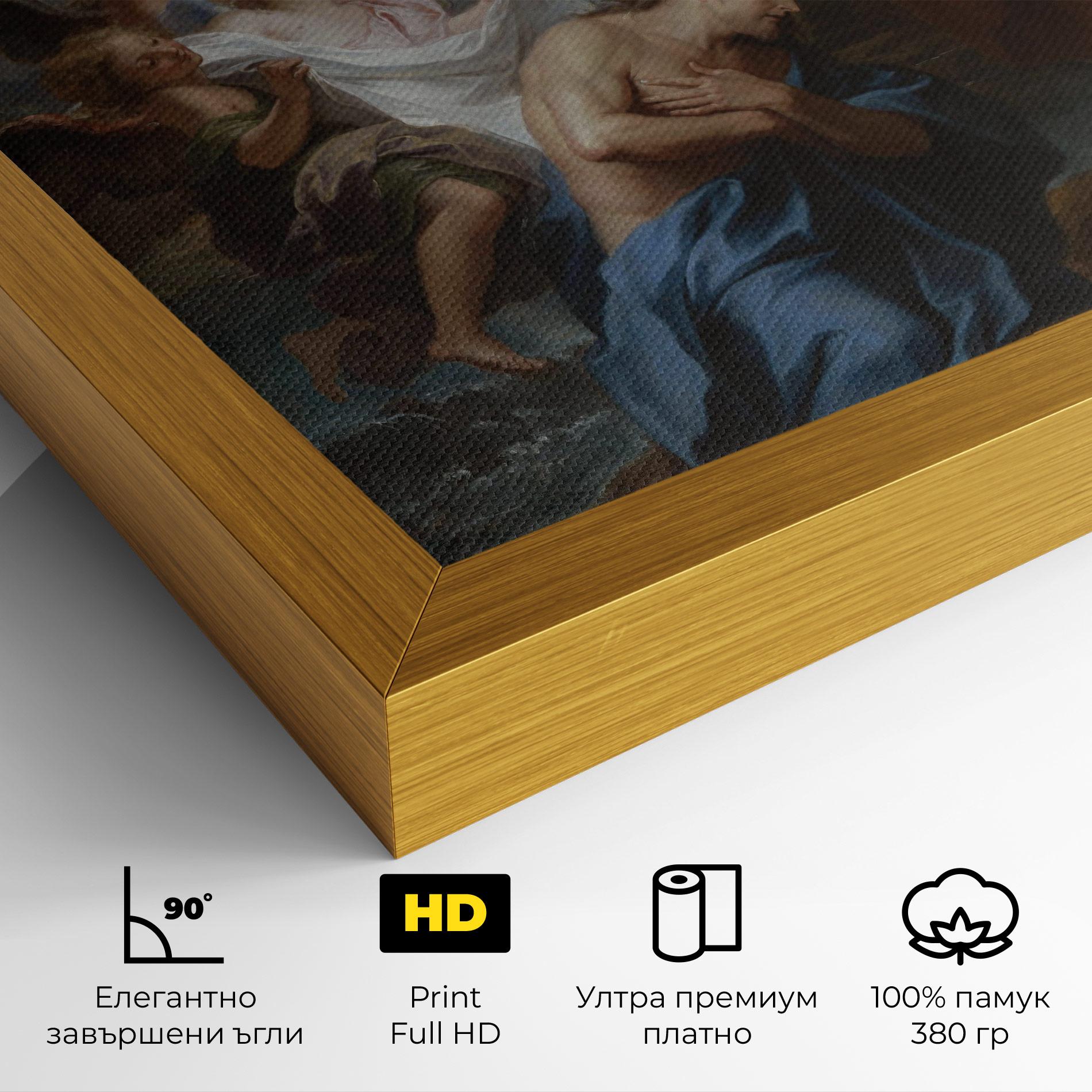 Картина на платно Bird Floating mockup 4