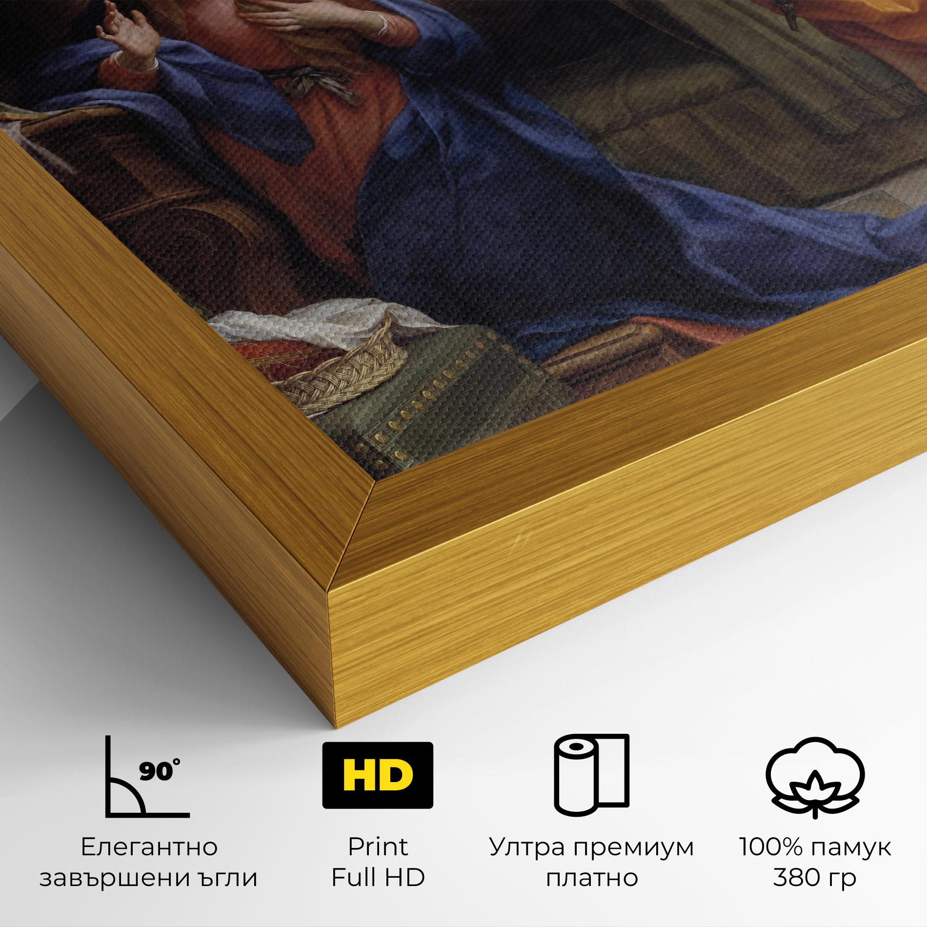 Картина на платно Lucky Bird mockup 4