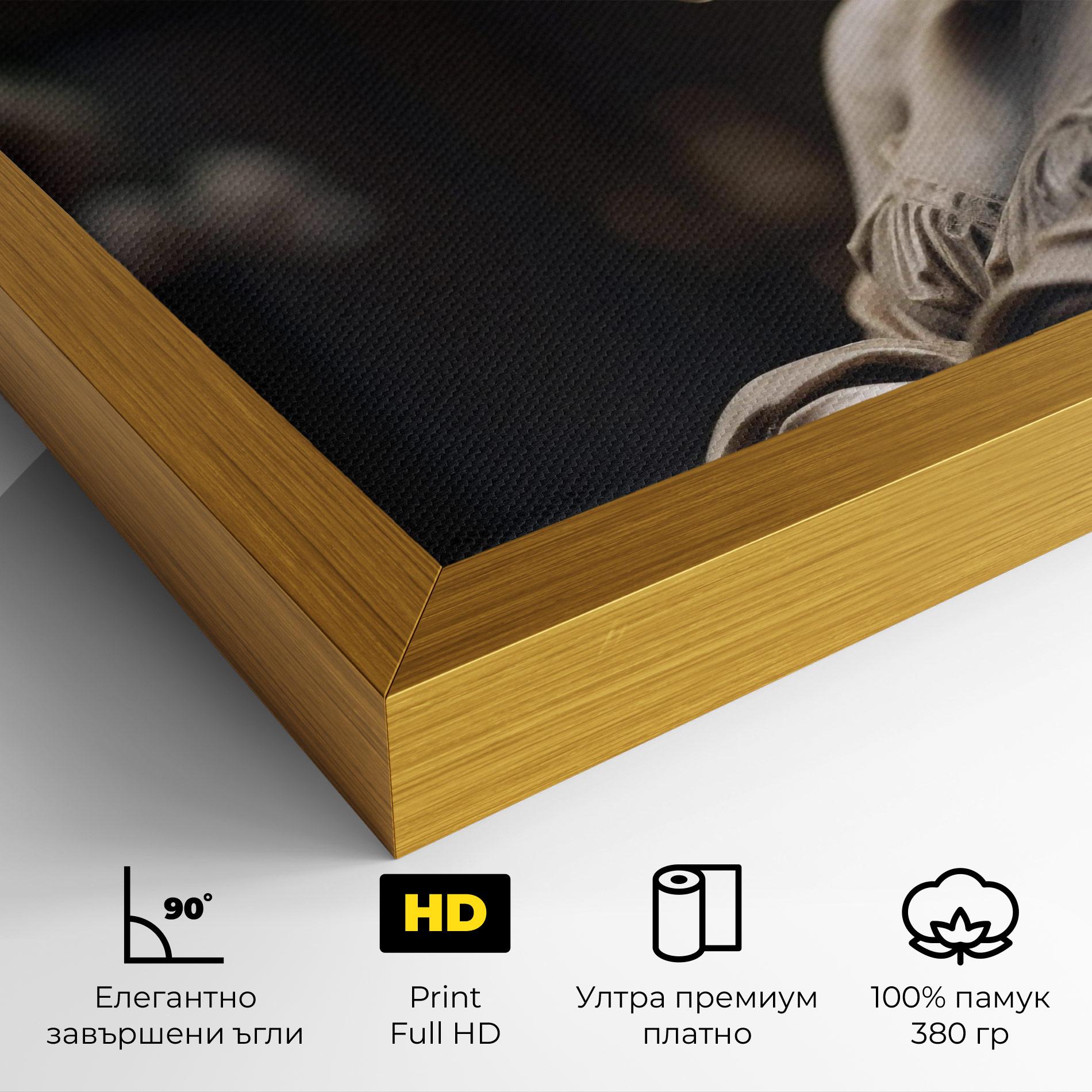 Картина на платно Praying Woman mockup 4
