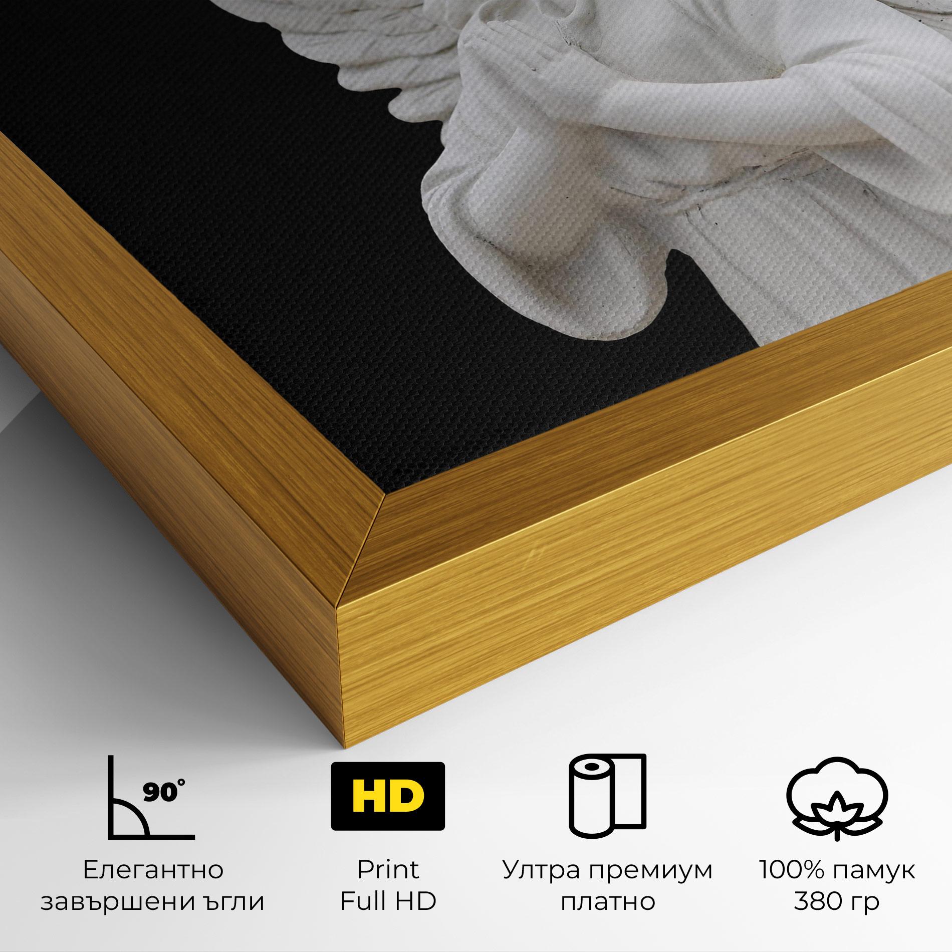 Картина на платно Pretty Angel Statues mockup 4