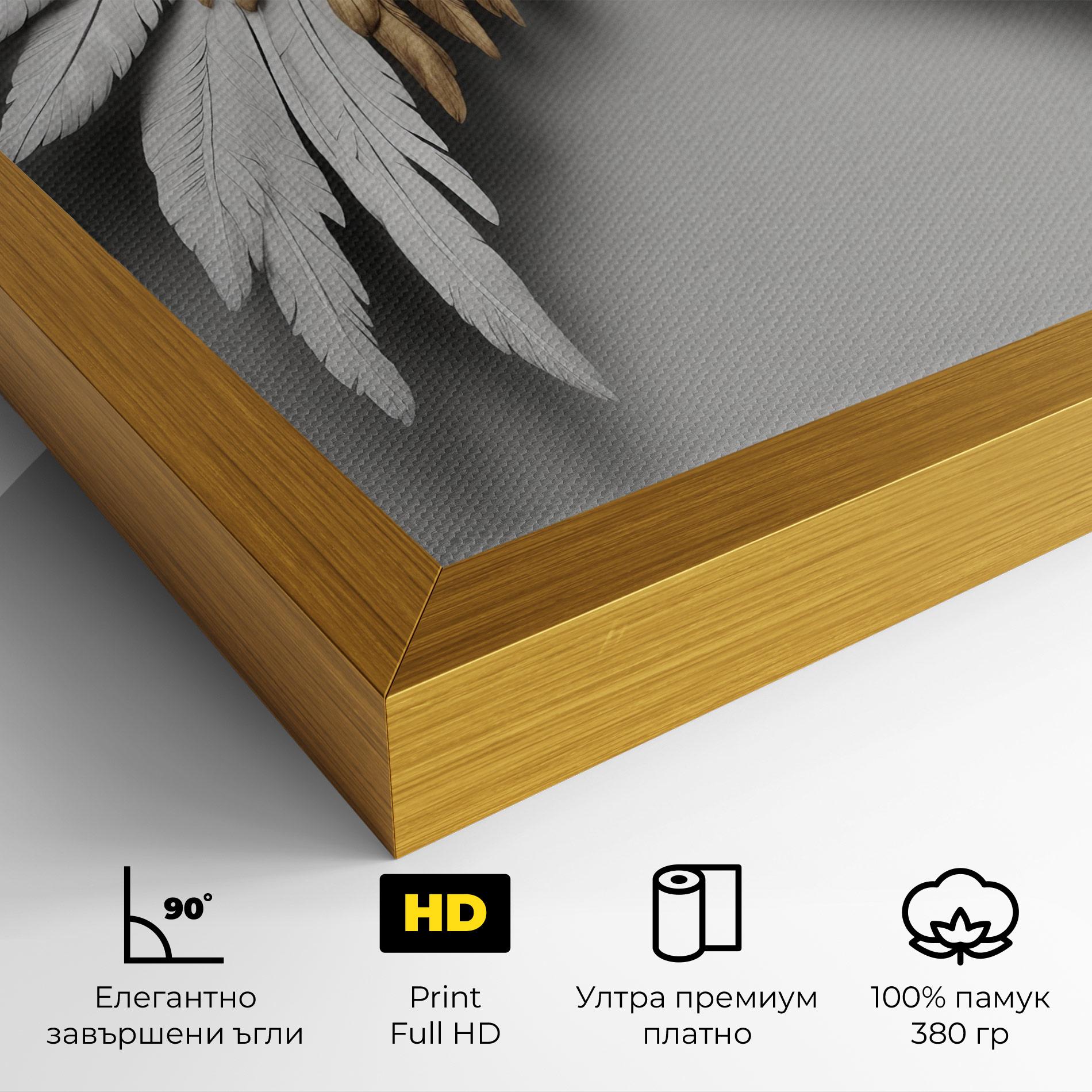 Картина на платно Realistic Angel Wings mockup 4