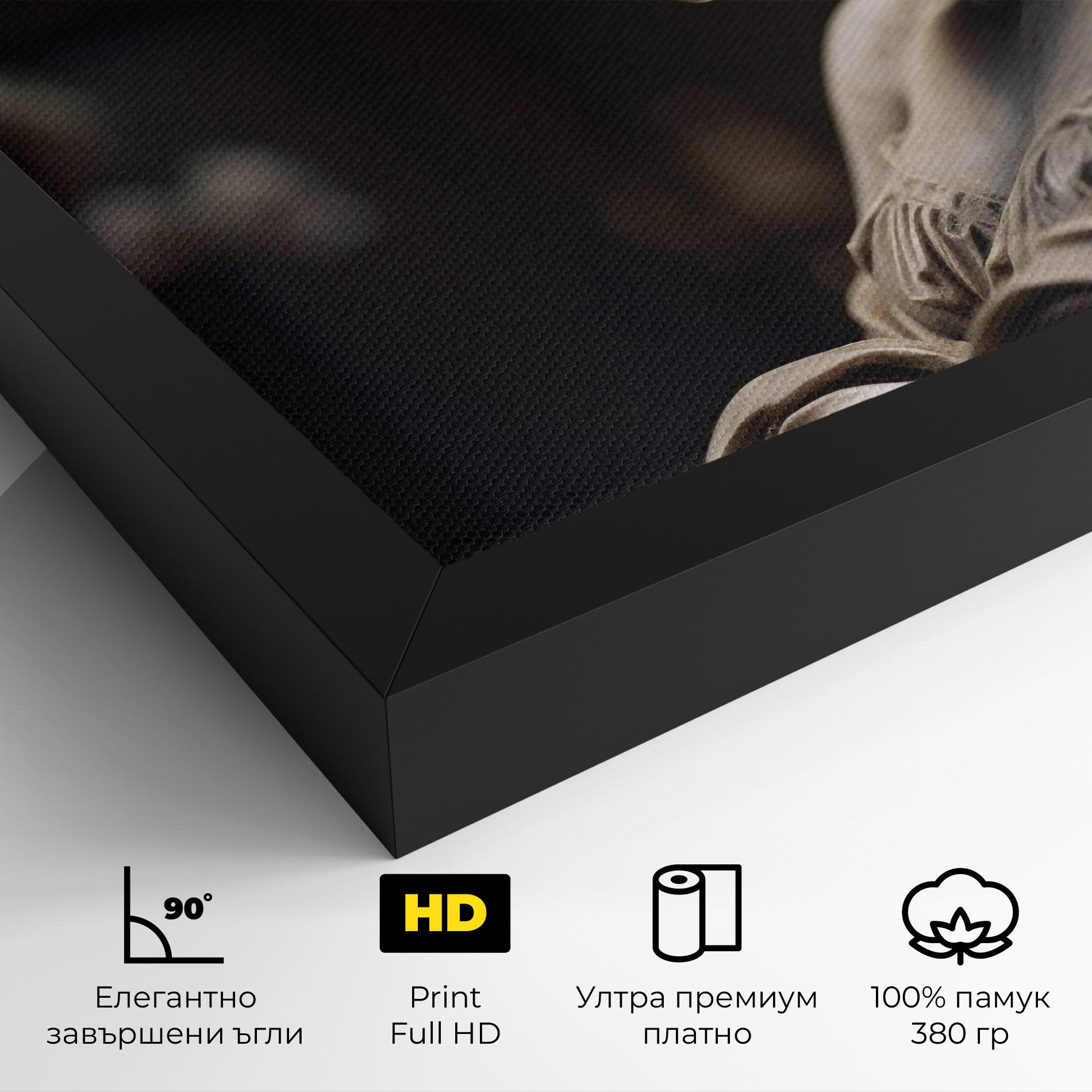 Картина на платно Praying Woman mockup 4
