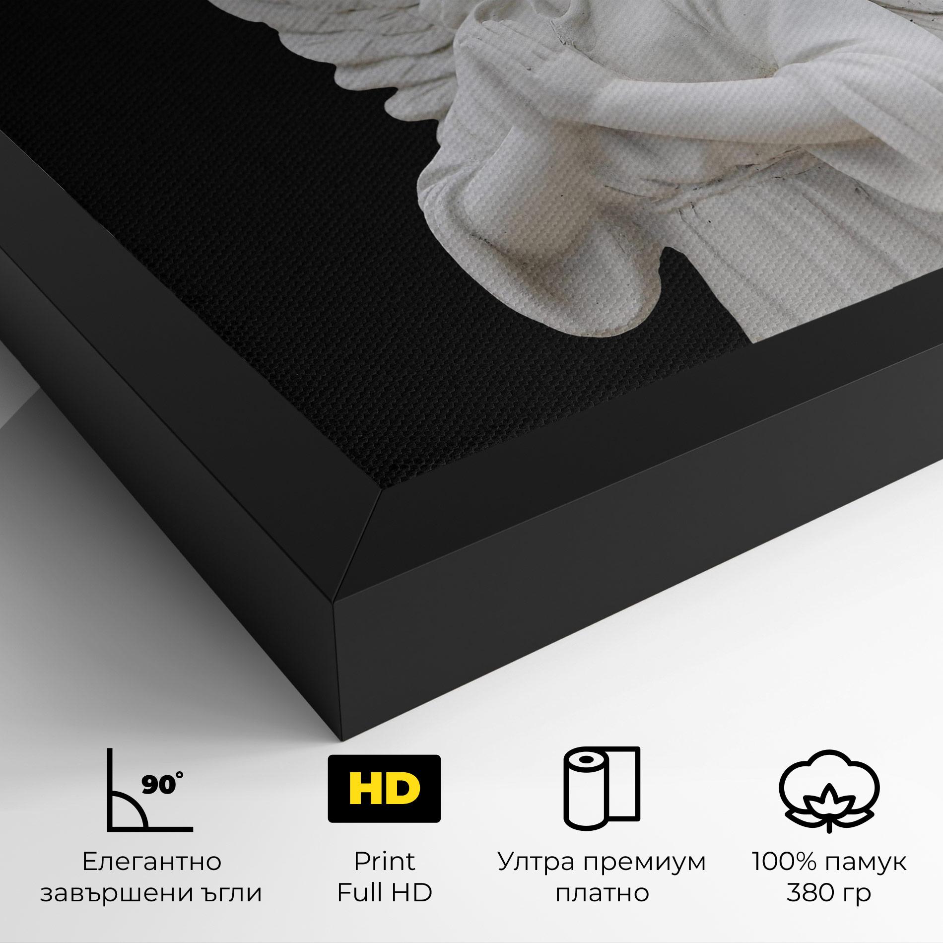 Картина на платно Pretty Angel Statues mockup 4