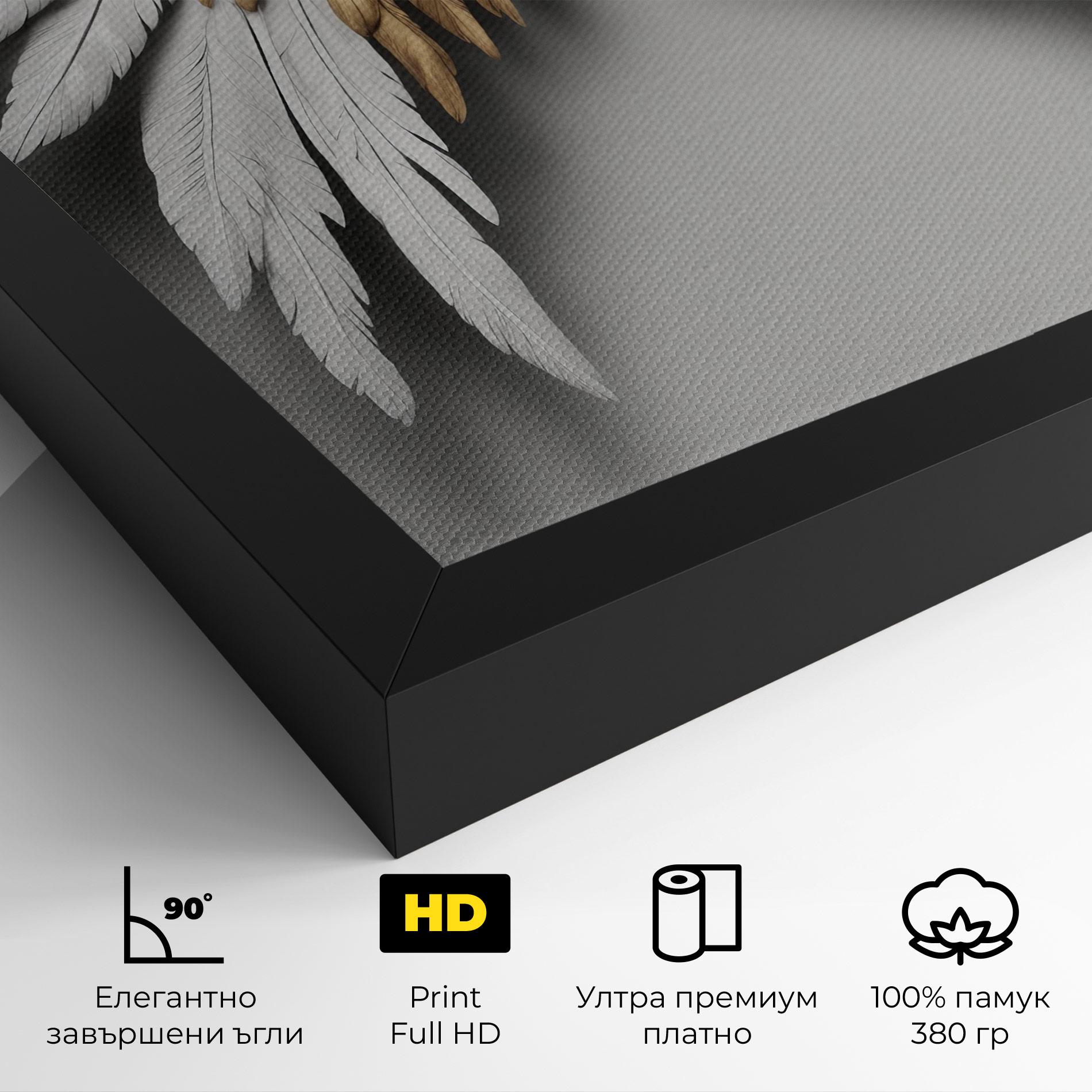 Картина на платно Realistic Angel Wings mockup 4