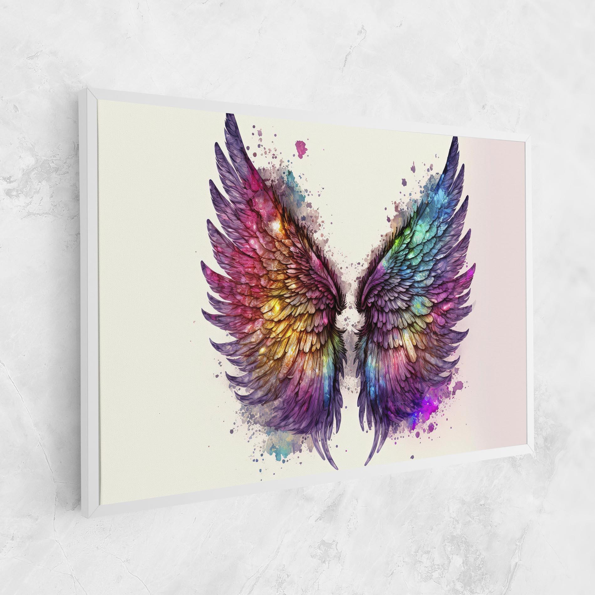 Картина на платно Magic Watercolor Wings mockup 1