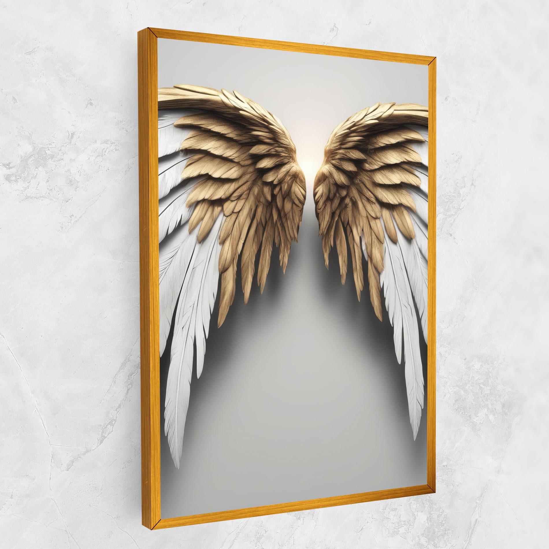 Картина на платно Realistic Angel Wings mockup 1