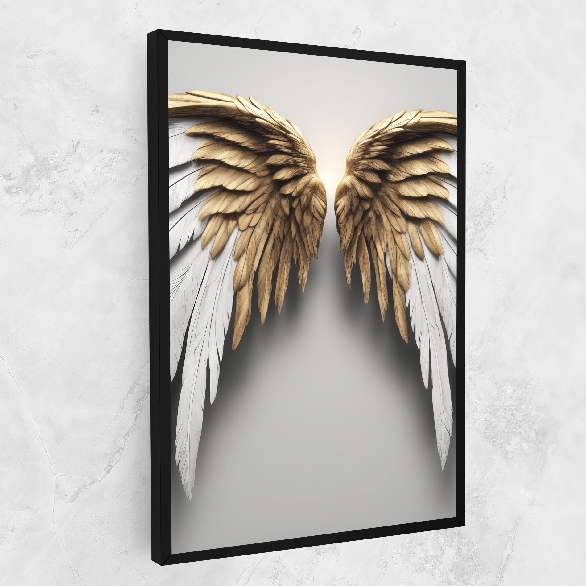Картина на платно Realistic Angel Wings mockup 1