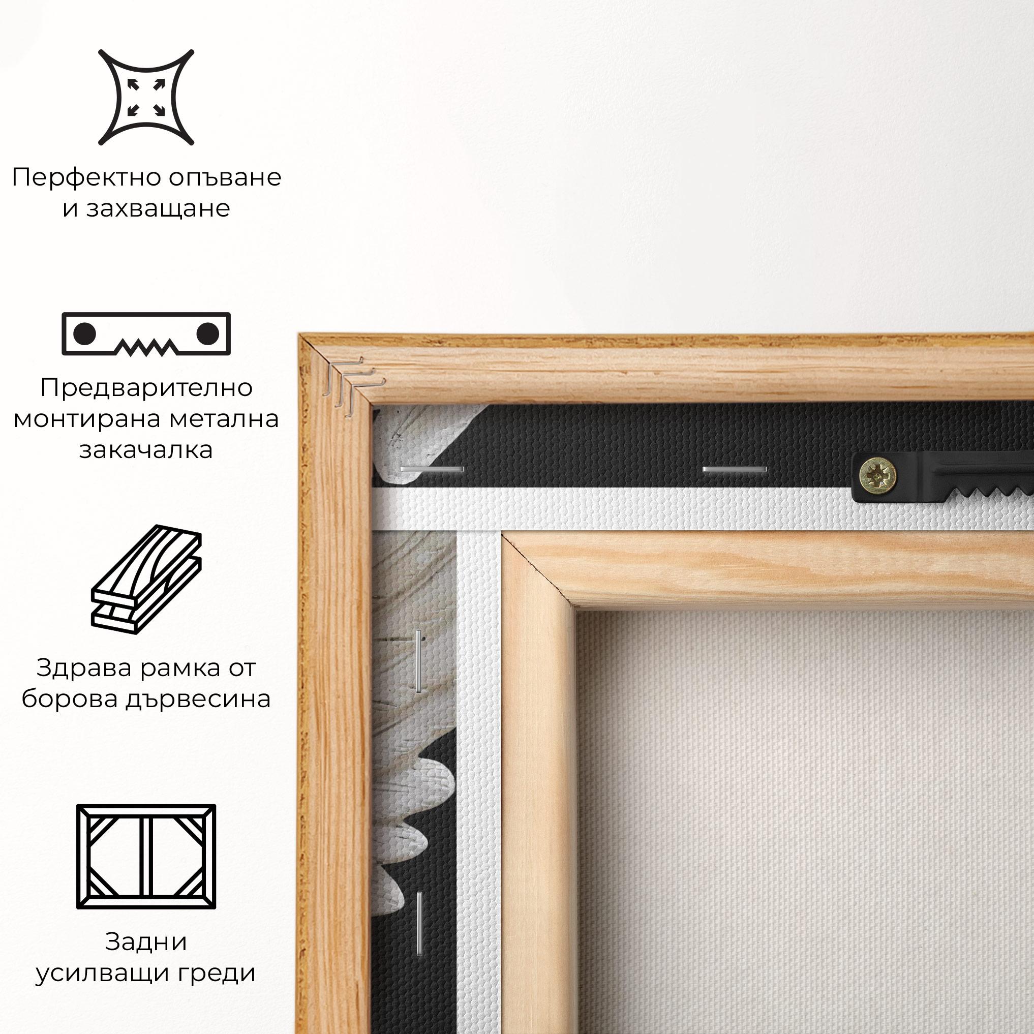 Картина на платно Pretty Angel Statues mockup 5