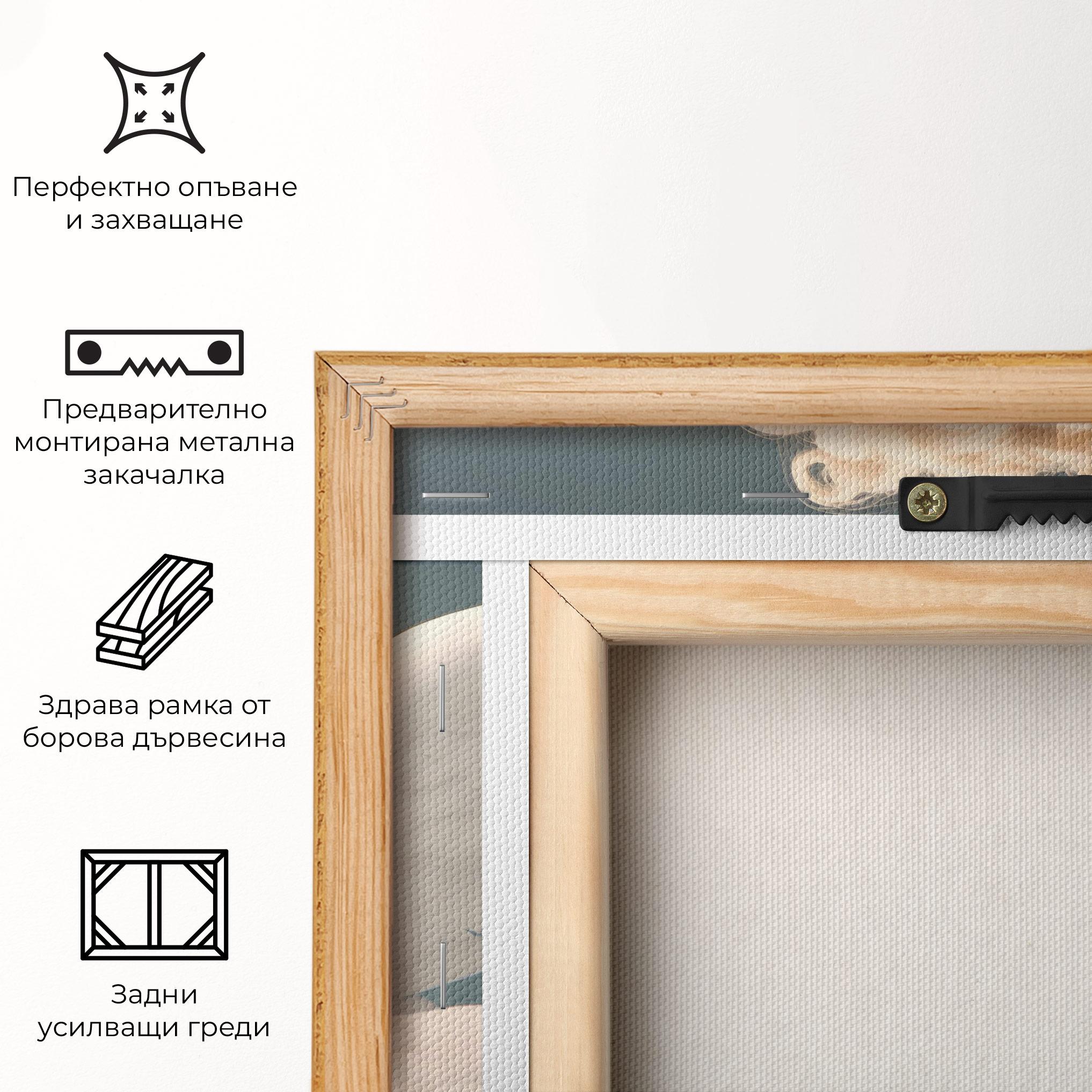 Картина на платно Statue Baby Angel mockup 5