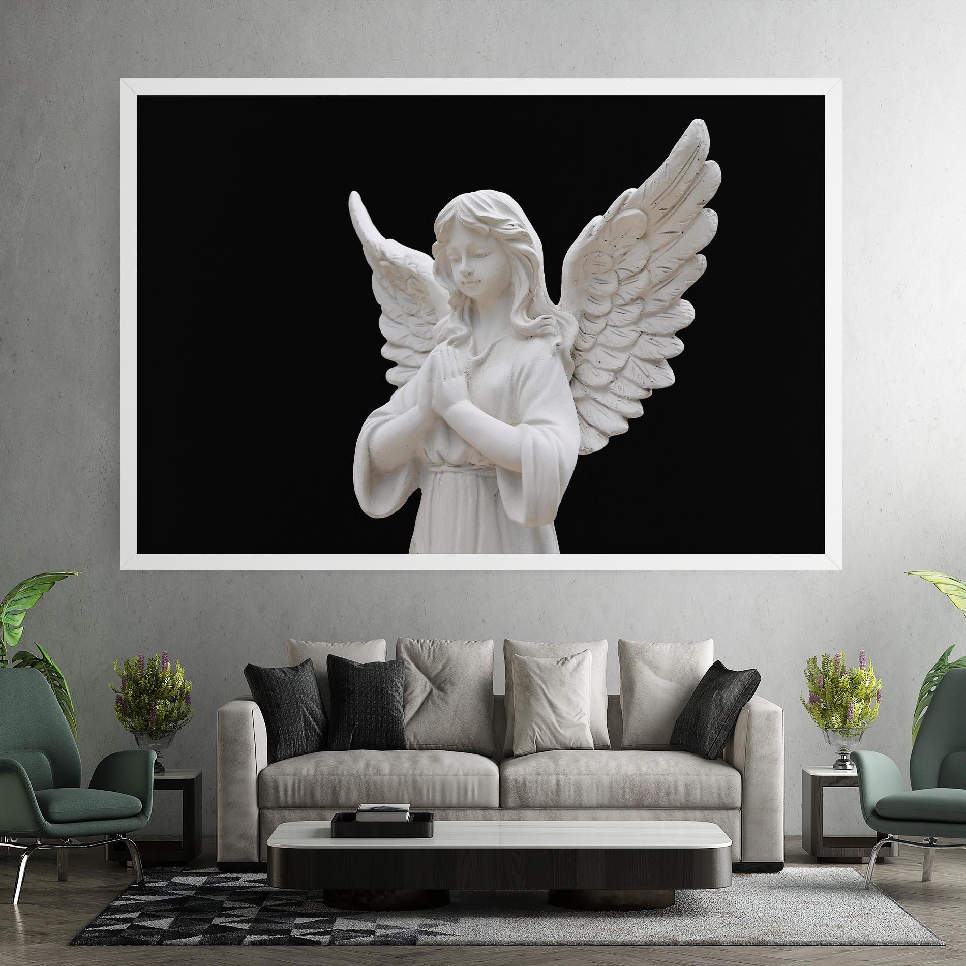 Картина на платно Pretty Angel Statues mockup 7