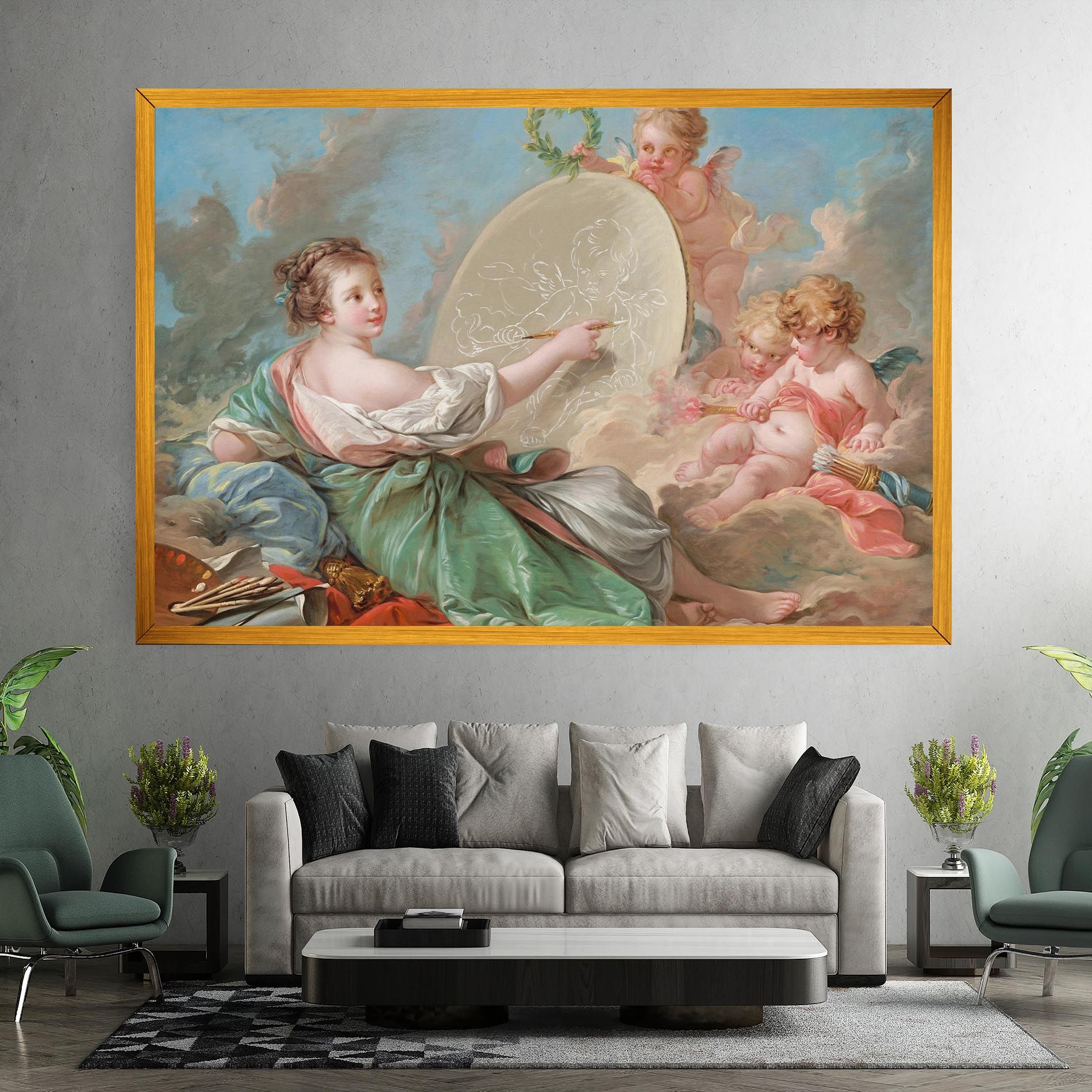 Painting Cute Angels mockup 7