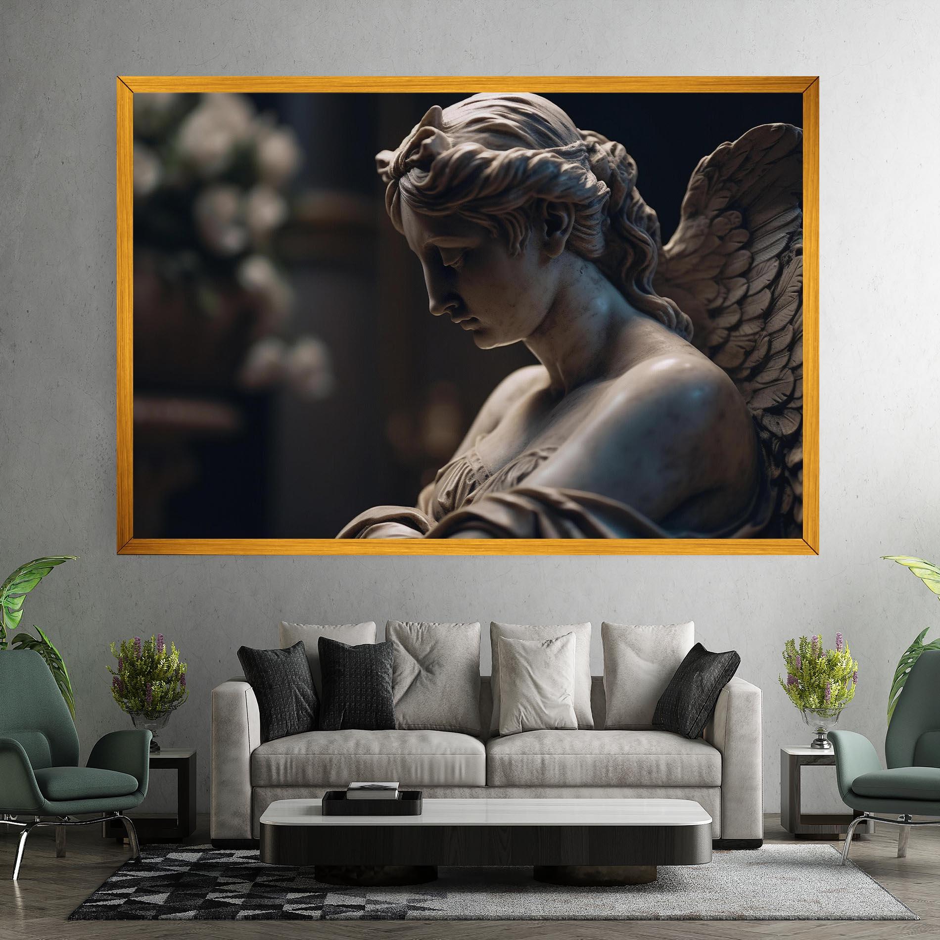 Картина на платно Praying Woman mockup 7