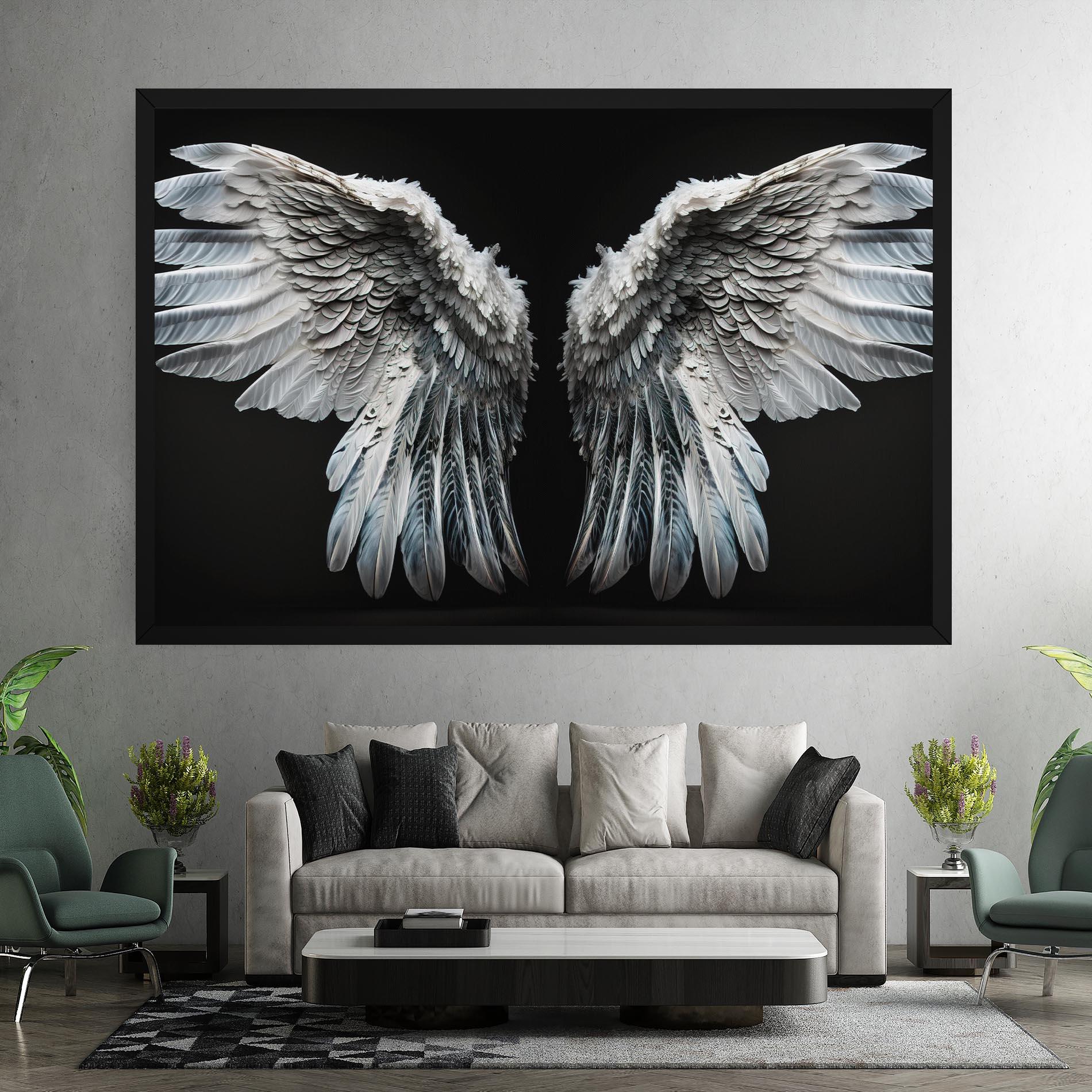 Картина на платно Big Angel Wings mockup 7