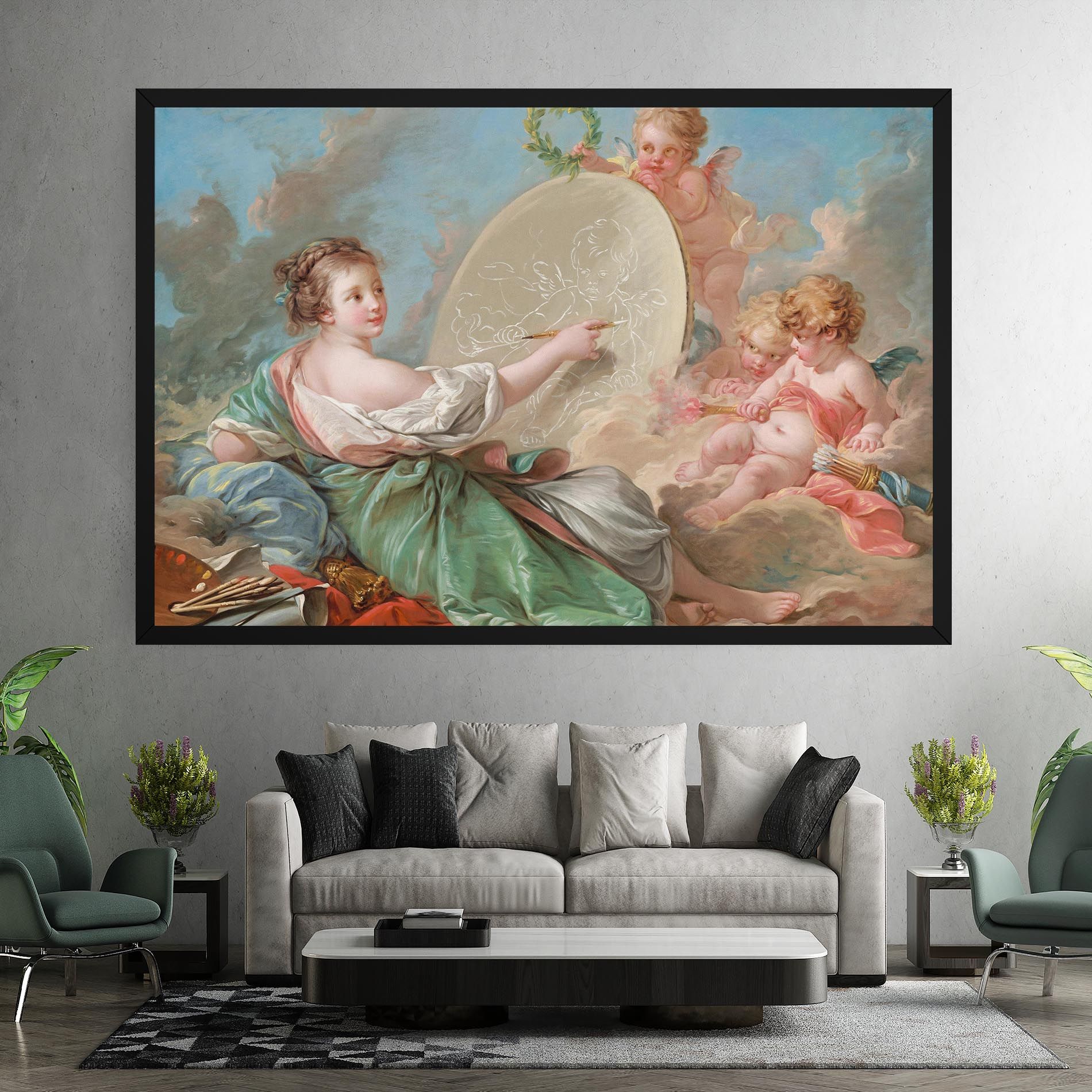 Painting Cute Angels mockup 7