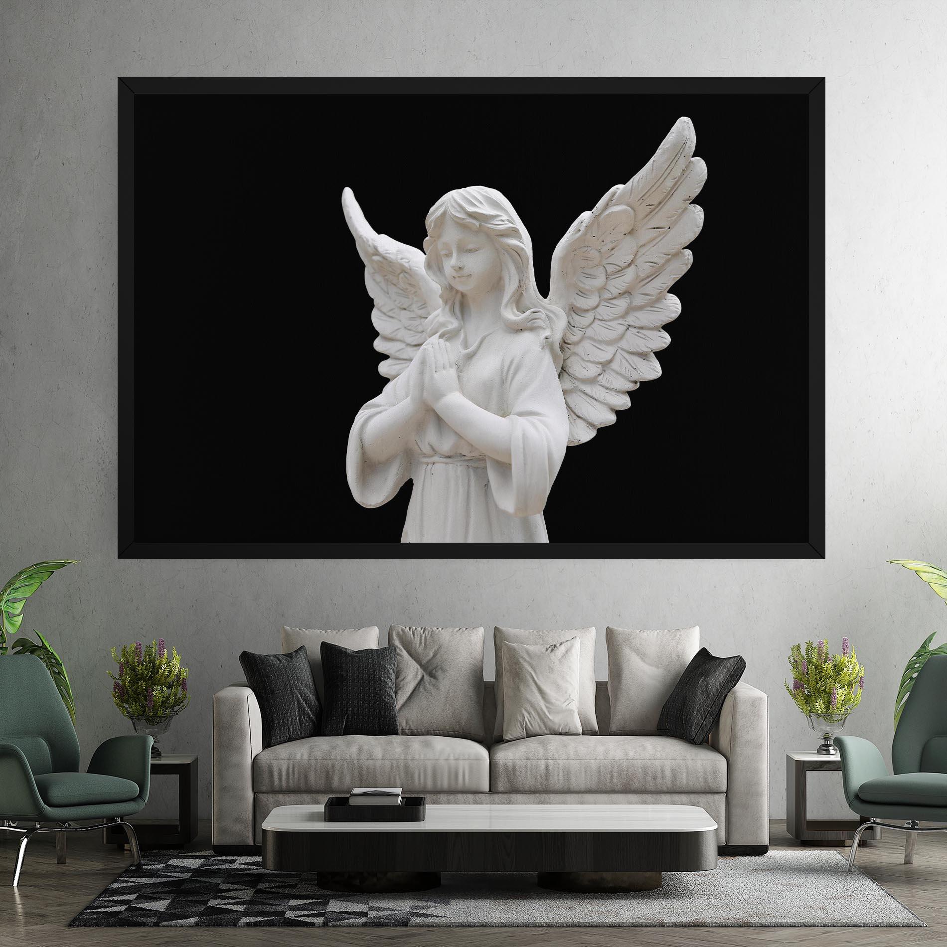 Картина на платно Pretty Angel Statues mockup 7