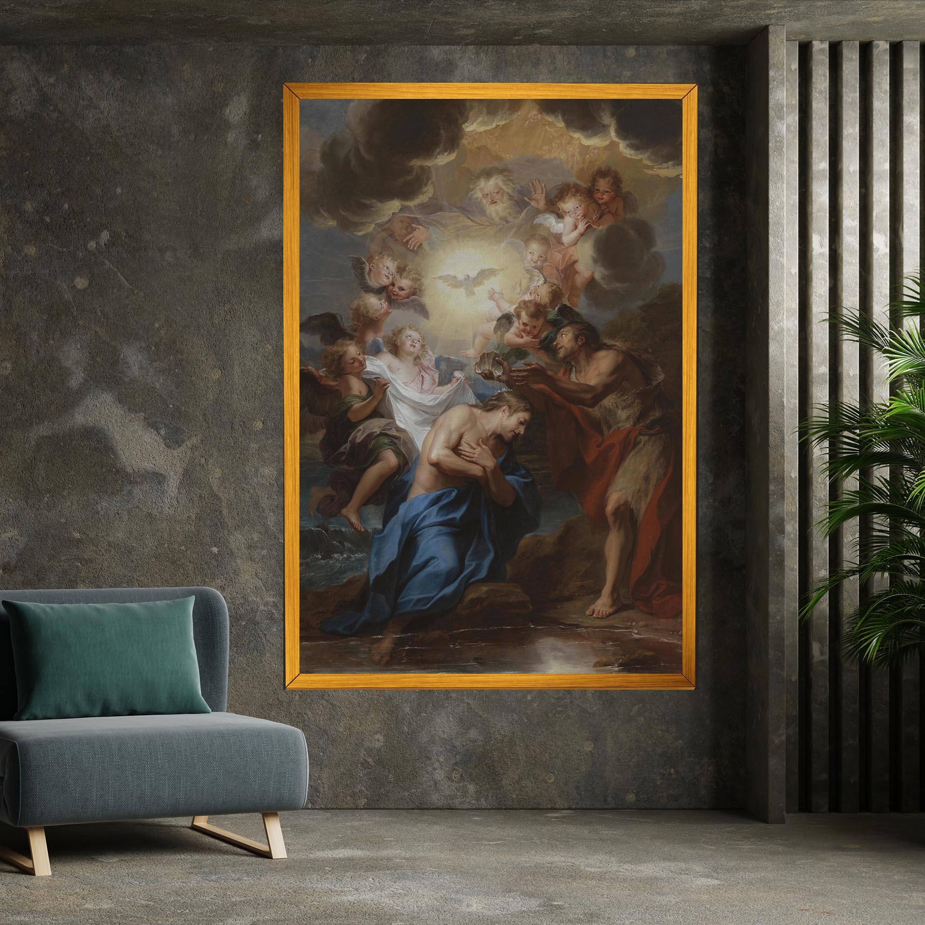 Картина на платно Bird Floating mockup 7